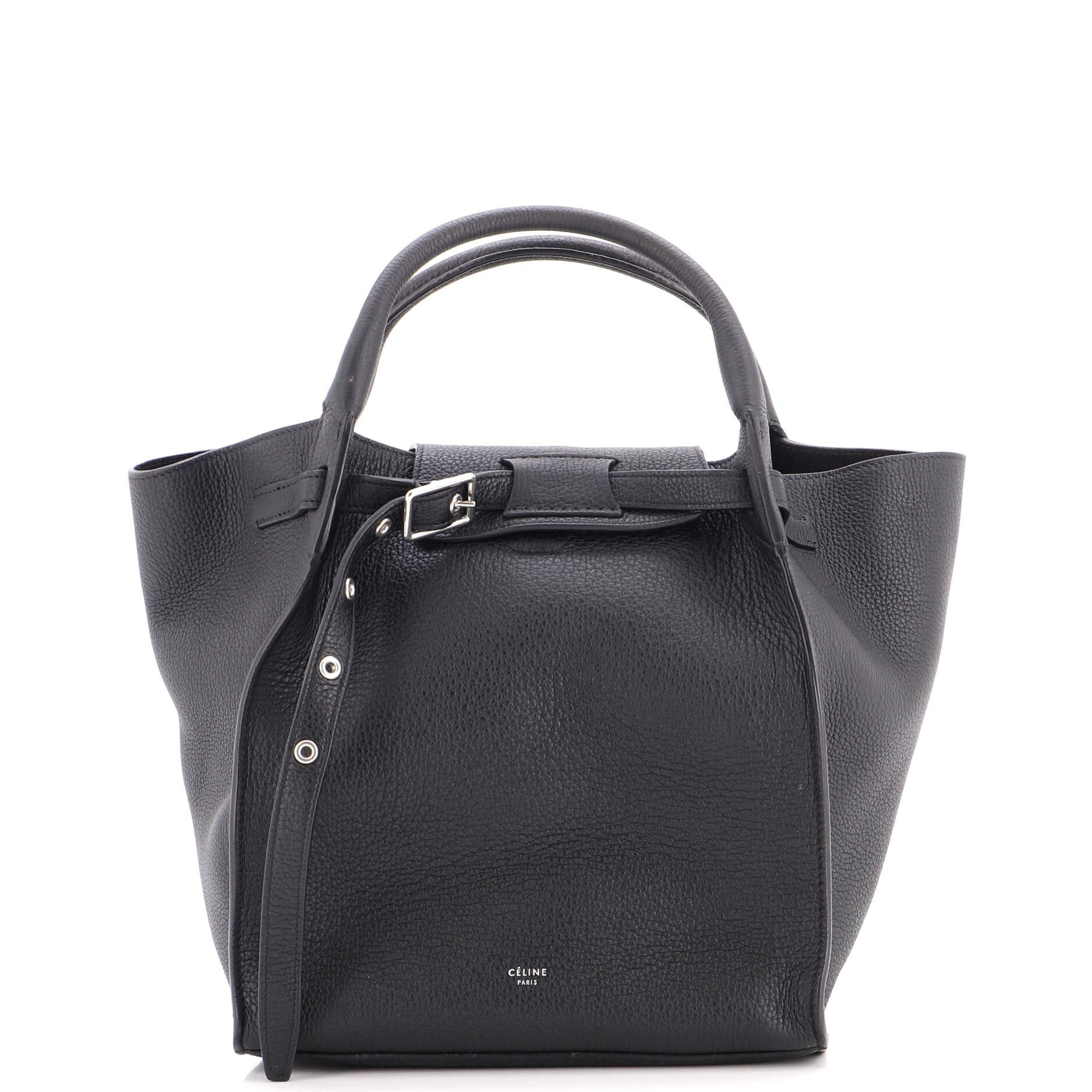 Big Bag Grained Calfskin Small
