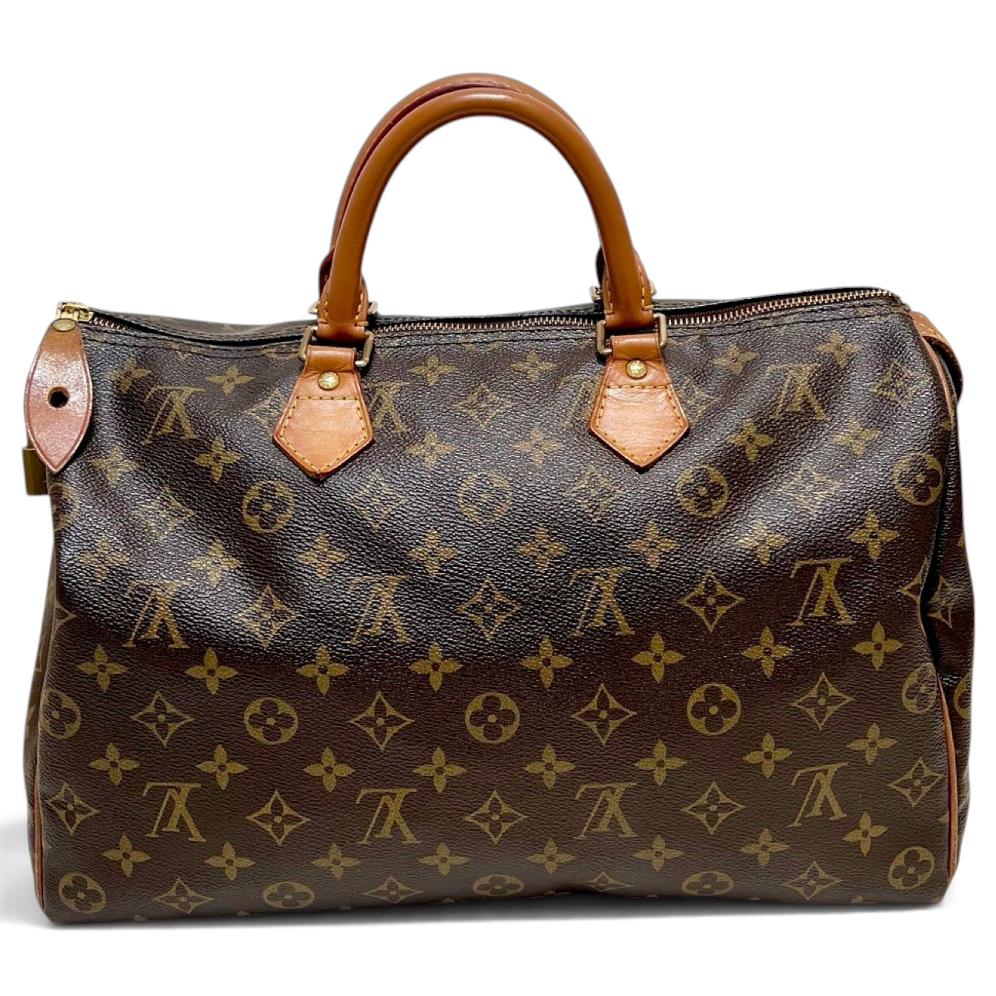 Speedy leather bowling bag