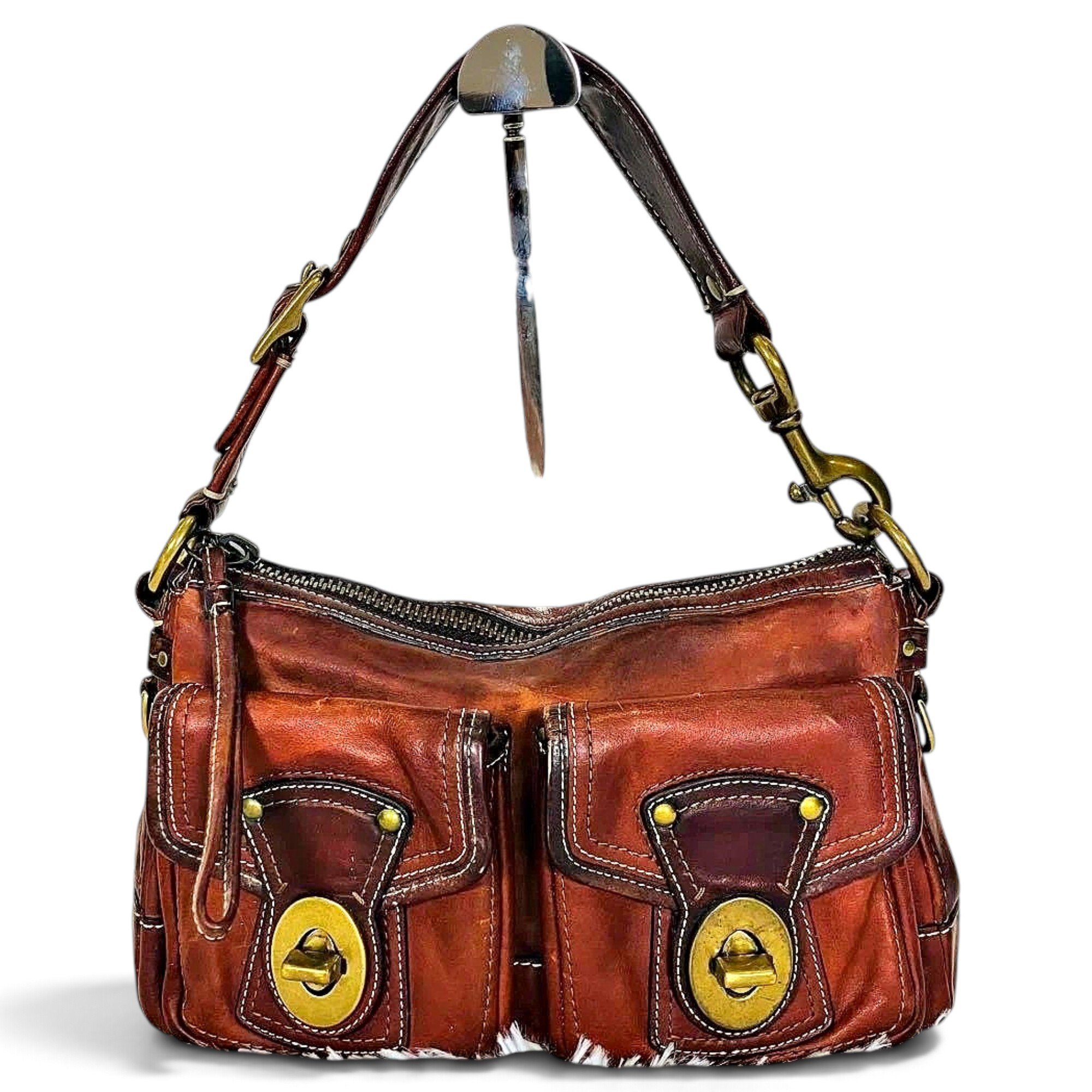 Leather handbag