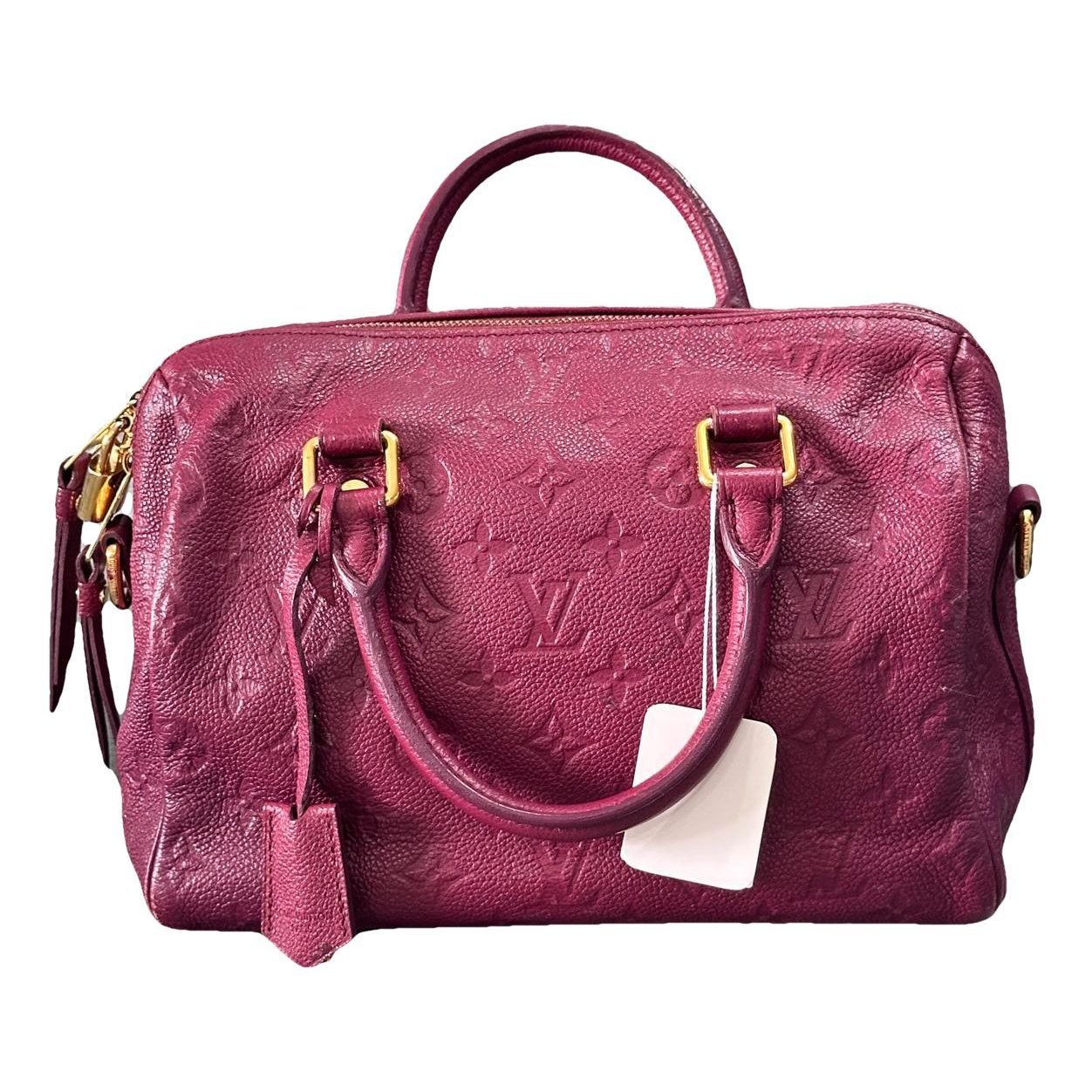 Speedy leather handbag
