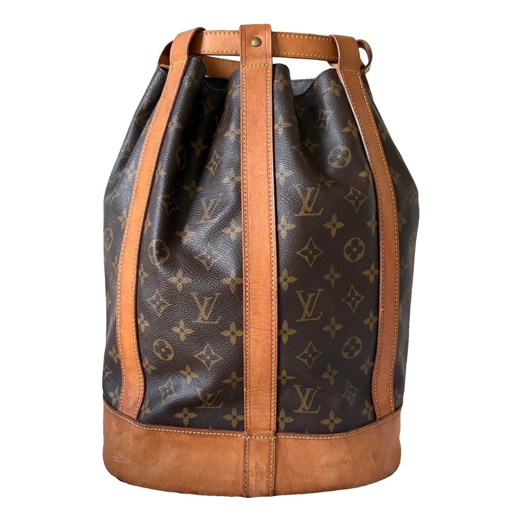 Randonnée leather handbag