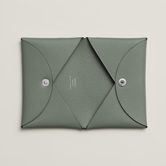 Vert Amande Calvi Card Holder