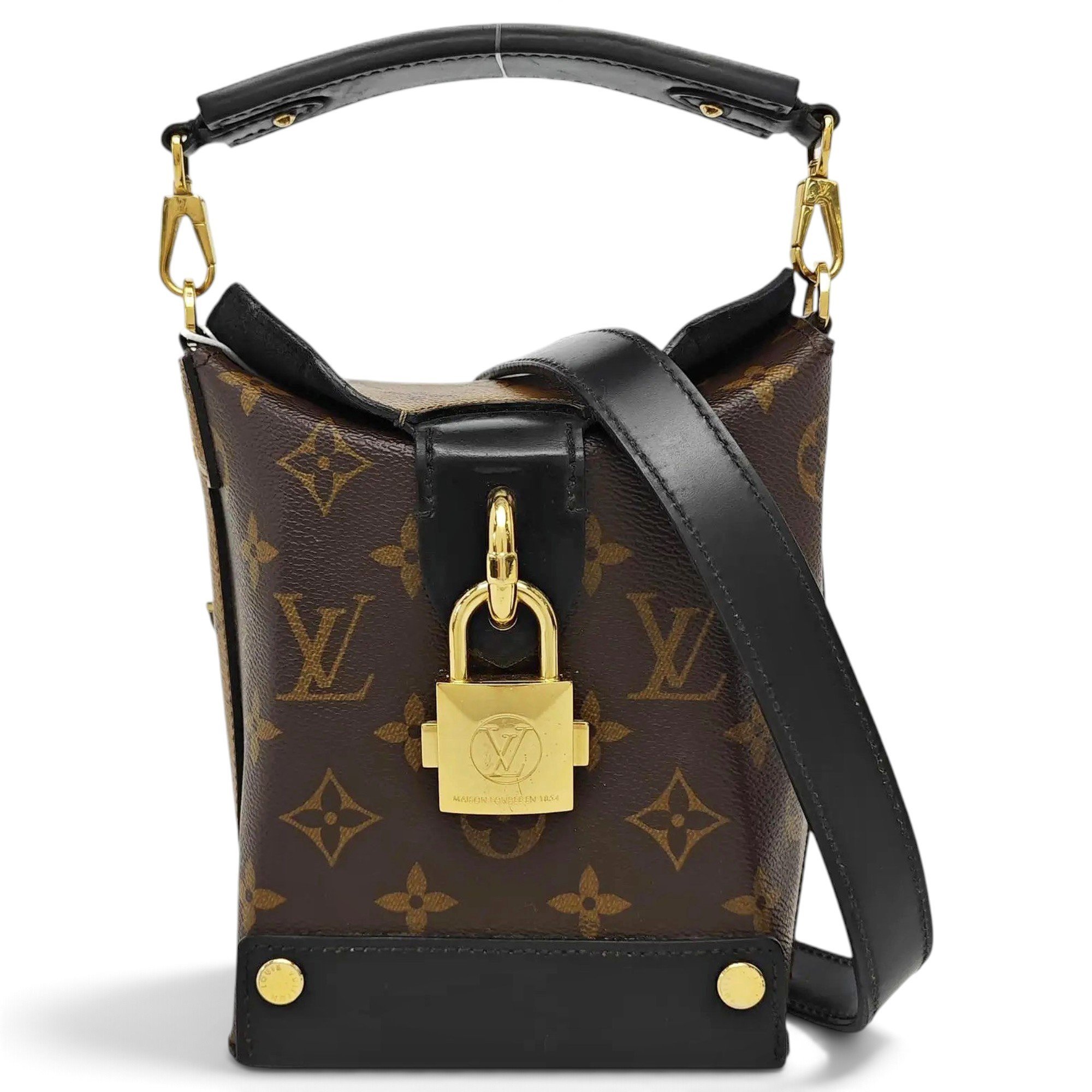 Bento Box leather handbag