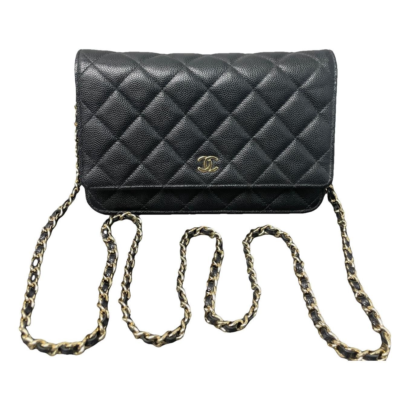 Wallet On Chain Timeless/Classique leather crossbody bag