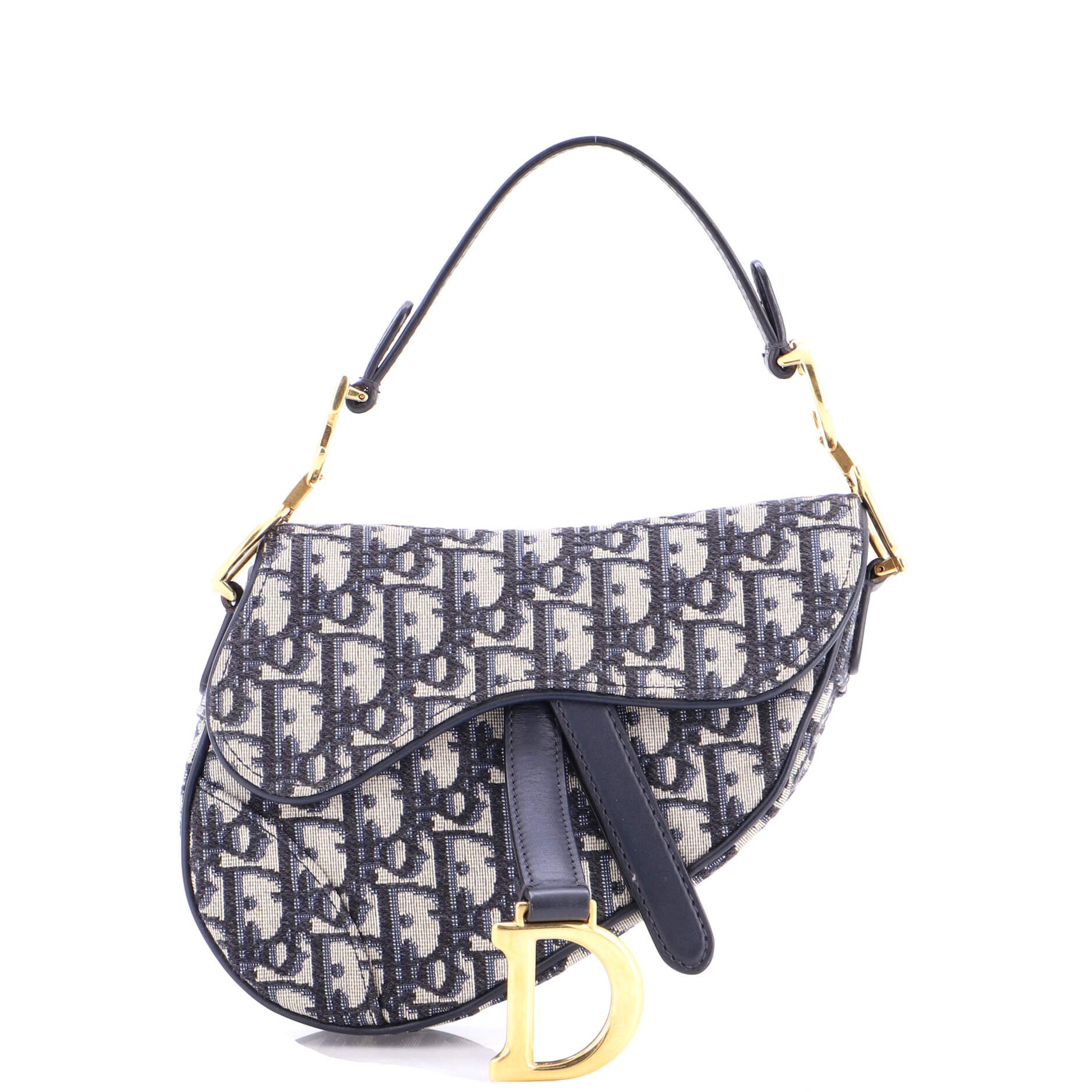 Dior Saddle Handbag Oblique Canvas Mini