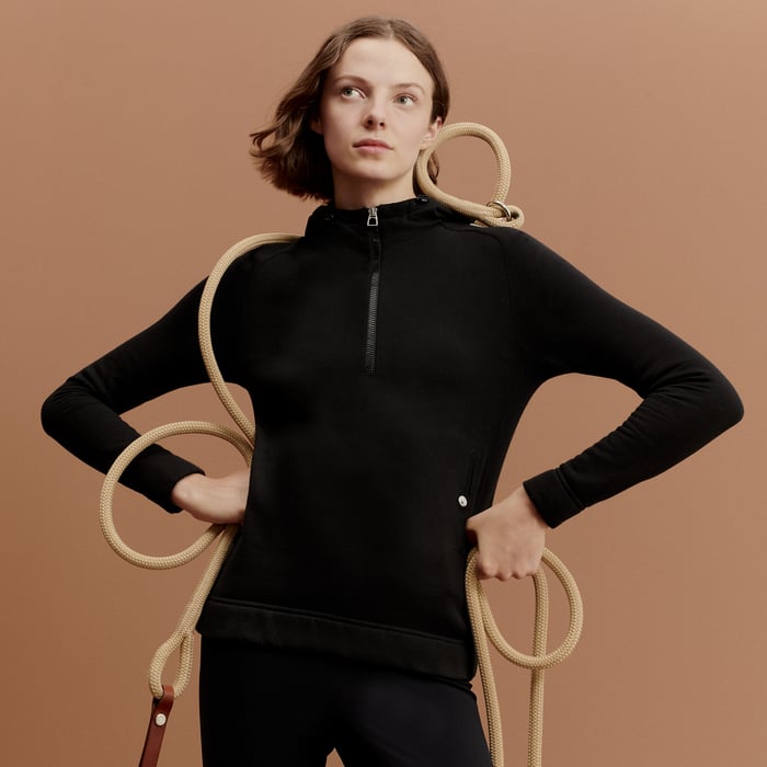 Noir Hermès Fit Sweatshirt