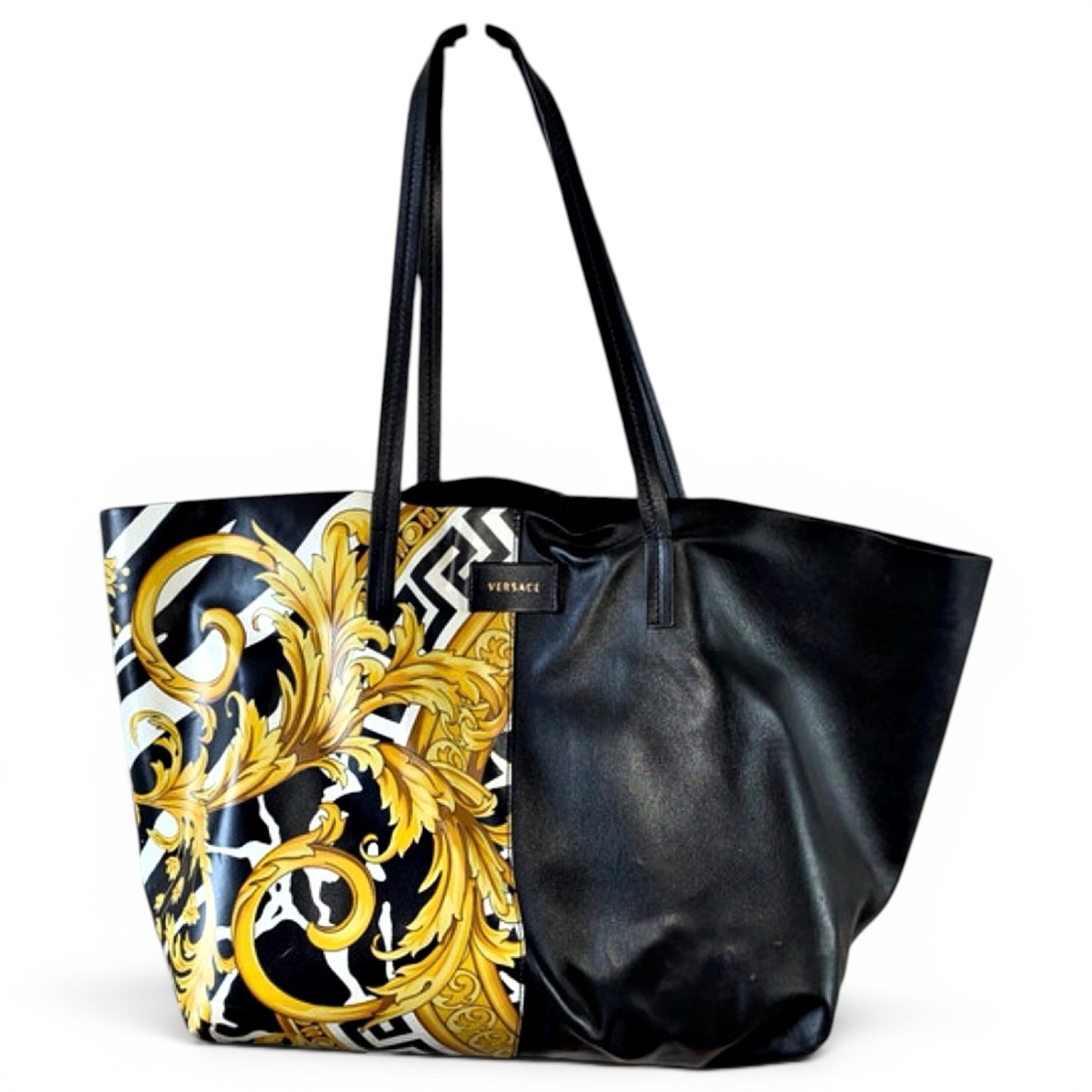 Leather tote