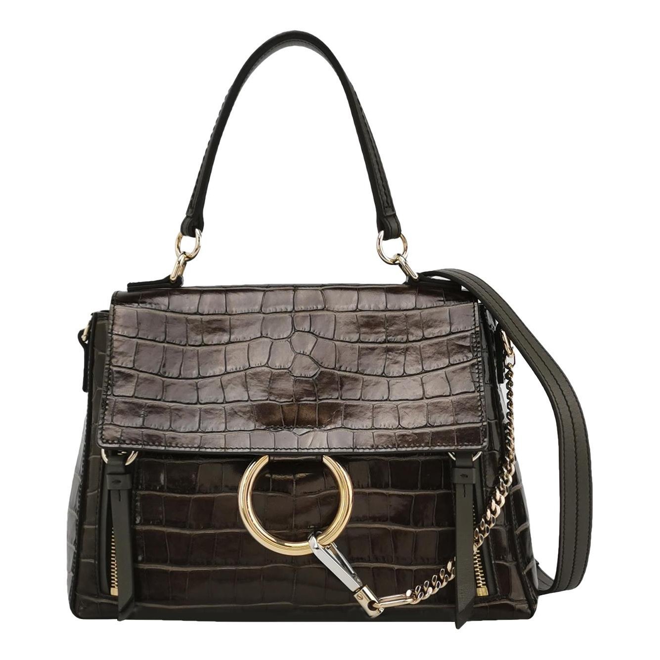 Faye leather handbag