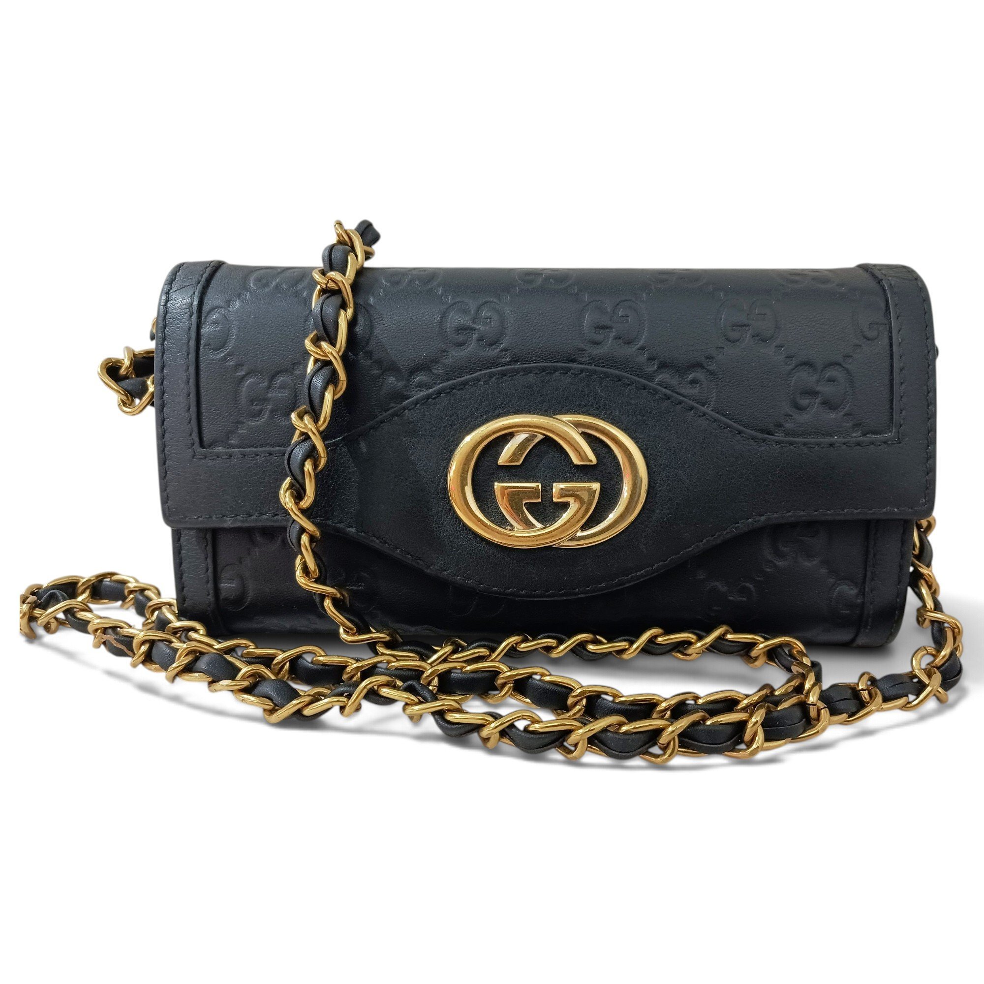 Leather crossbody bag