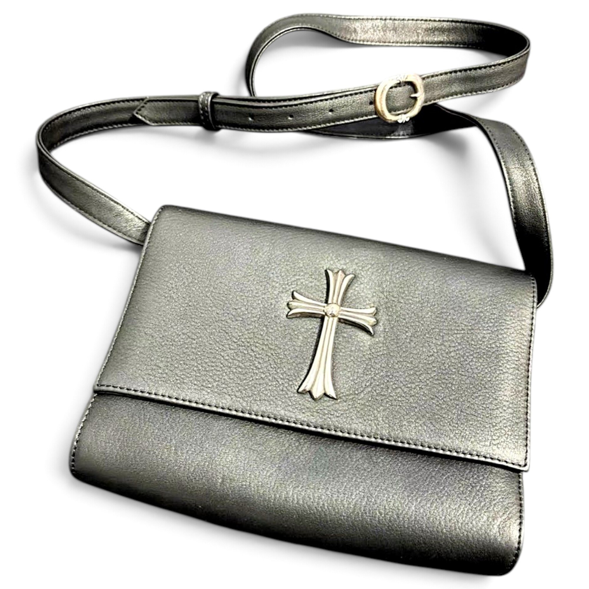 Chrome Hearts Leather crossbody bag