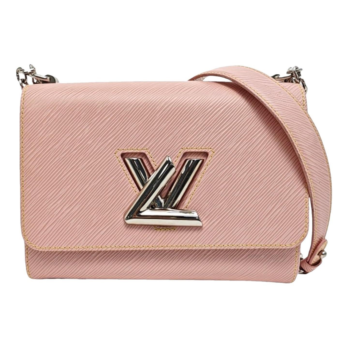 Twist leather handbag