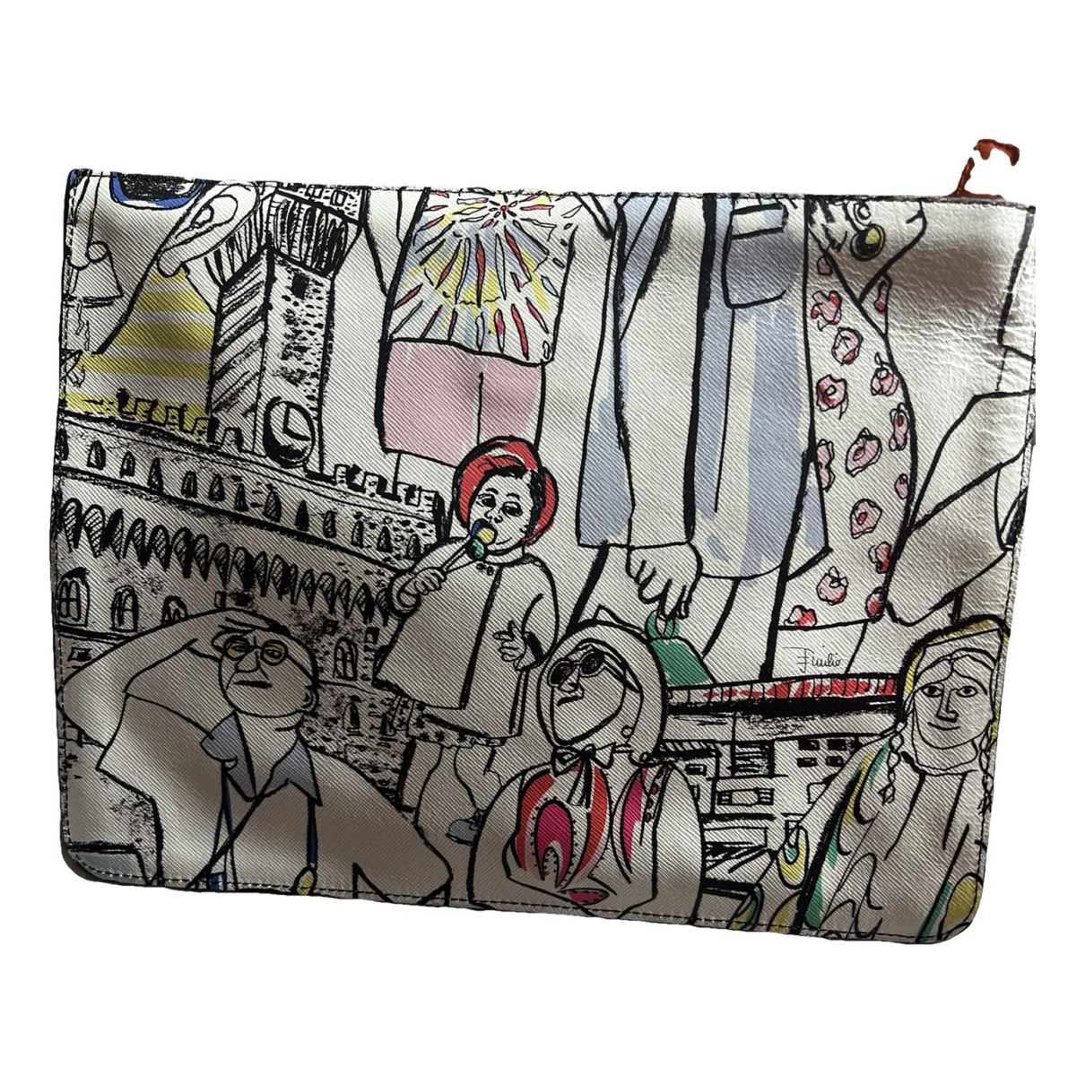 Emilio Pucci Leather clutch bag