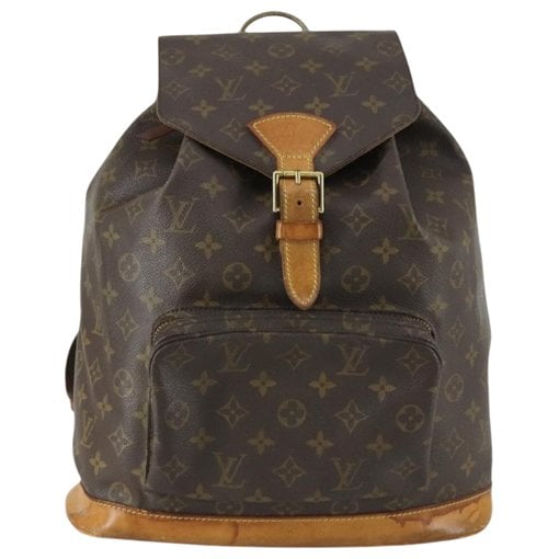 Montsouris leather backpack