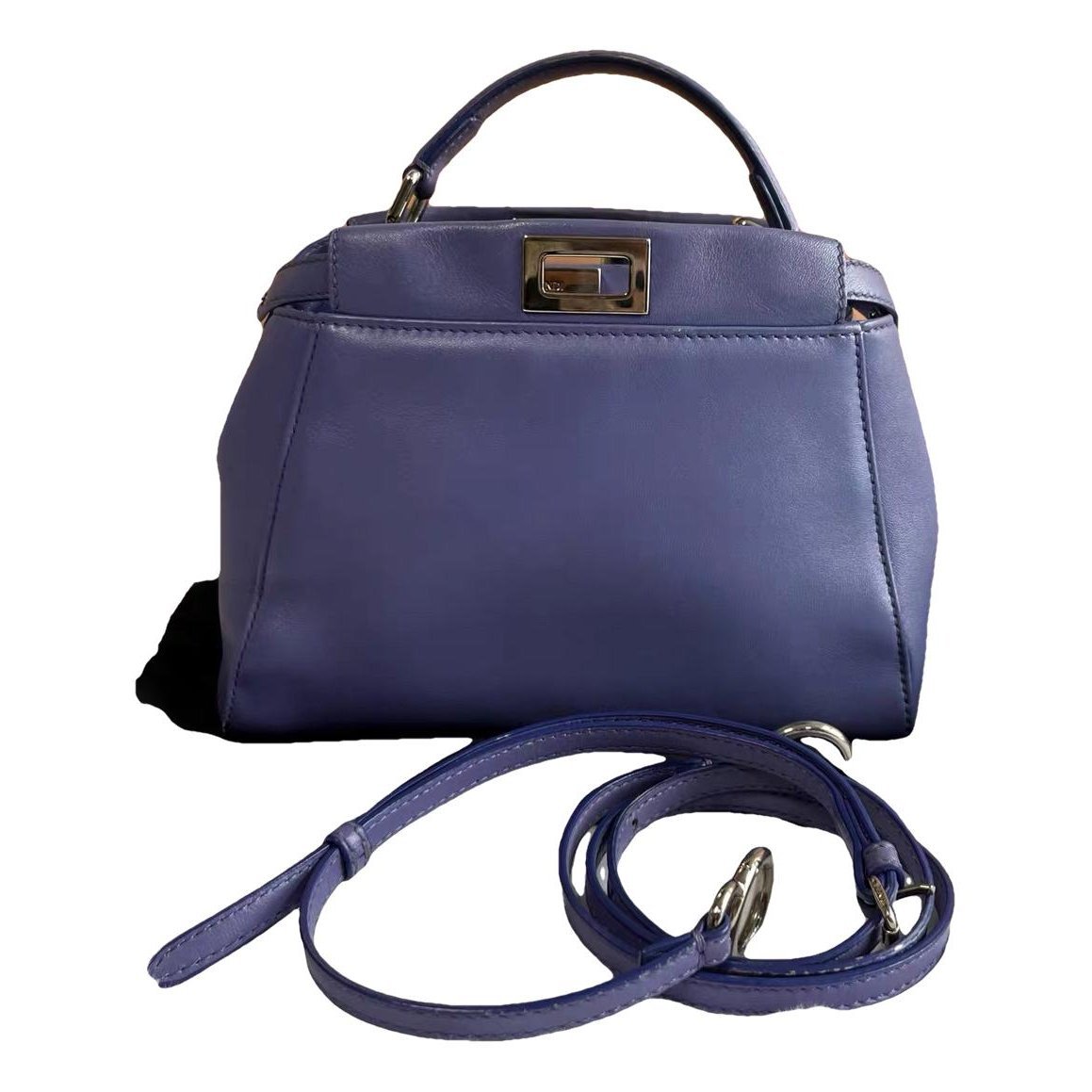 Peekaboo leather handbag