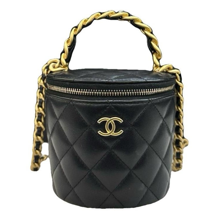 Trendy CC Vanity leather handbag