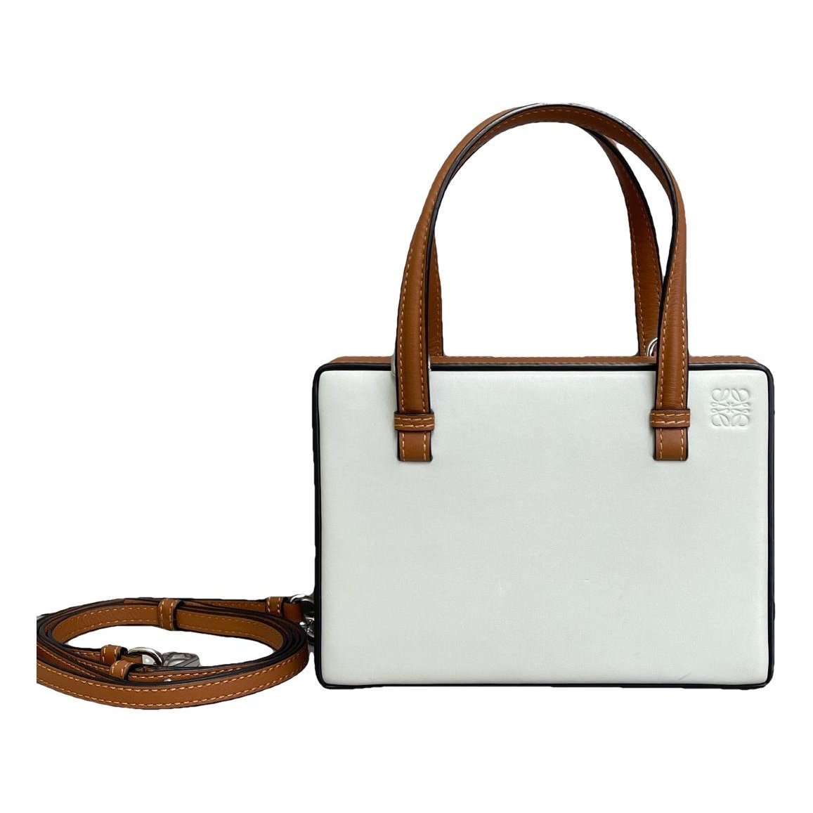 Postal leather handbag