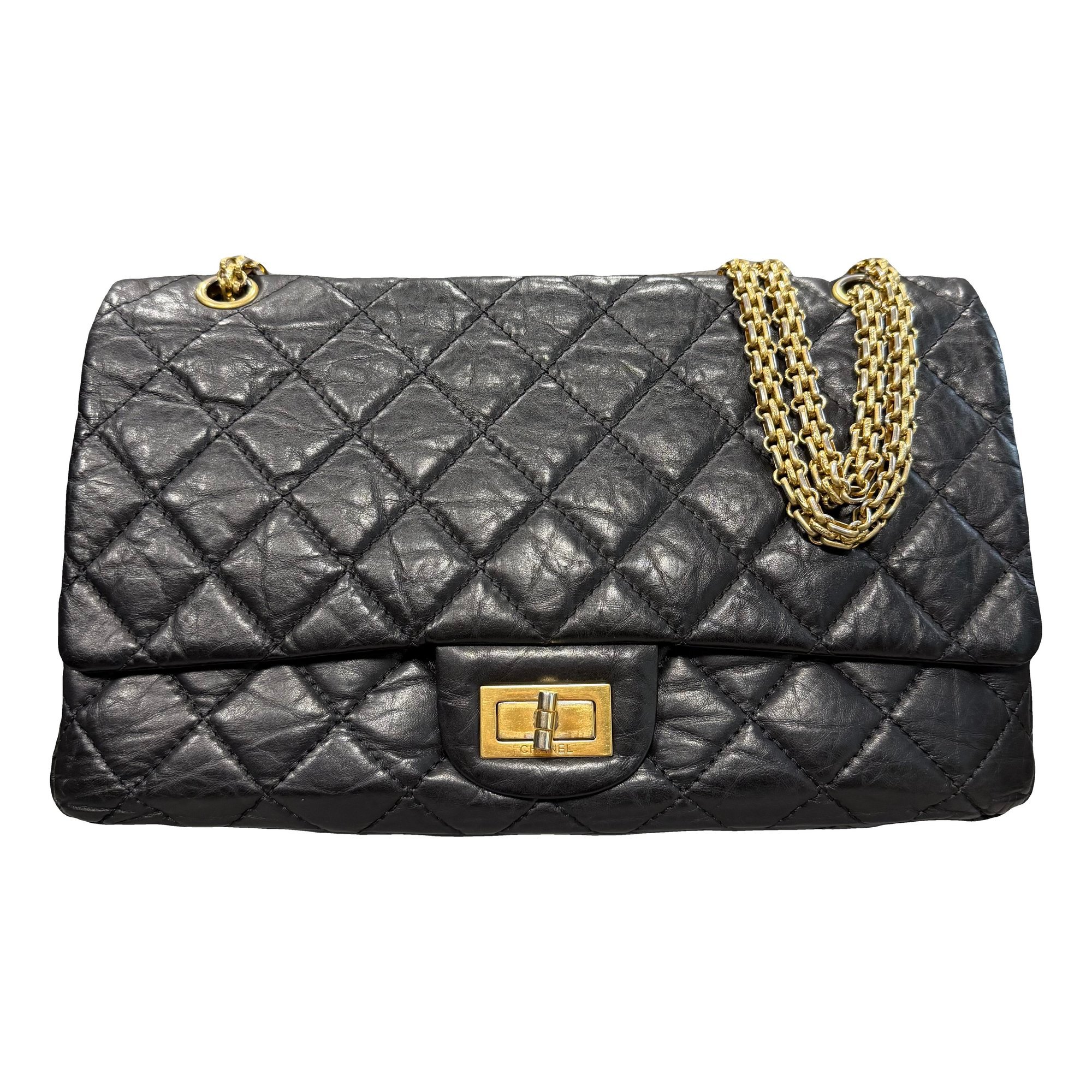 2.55 leather handbag