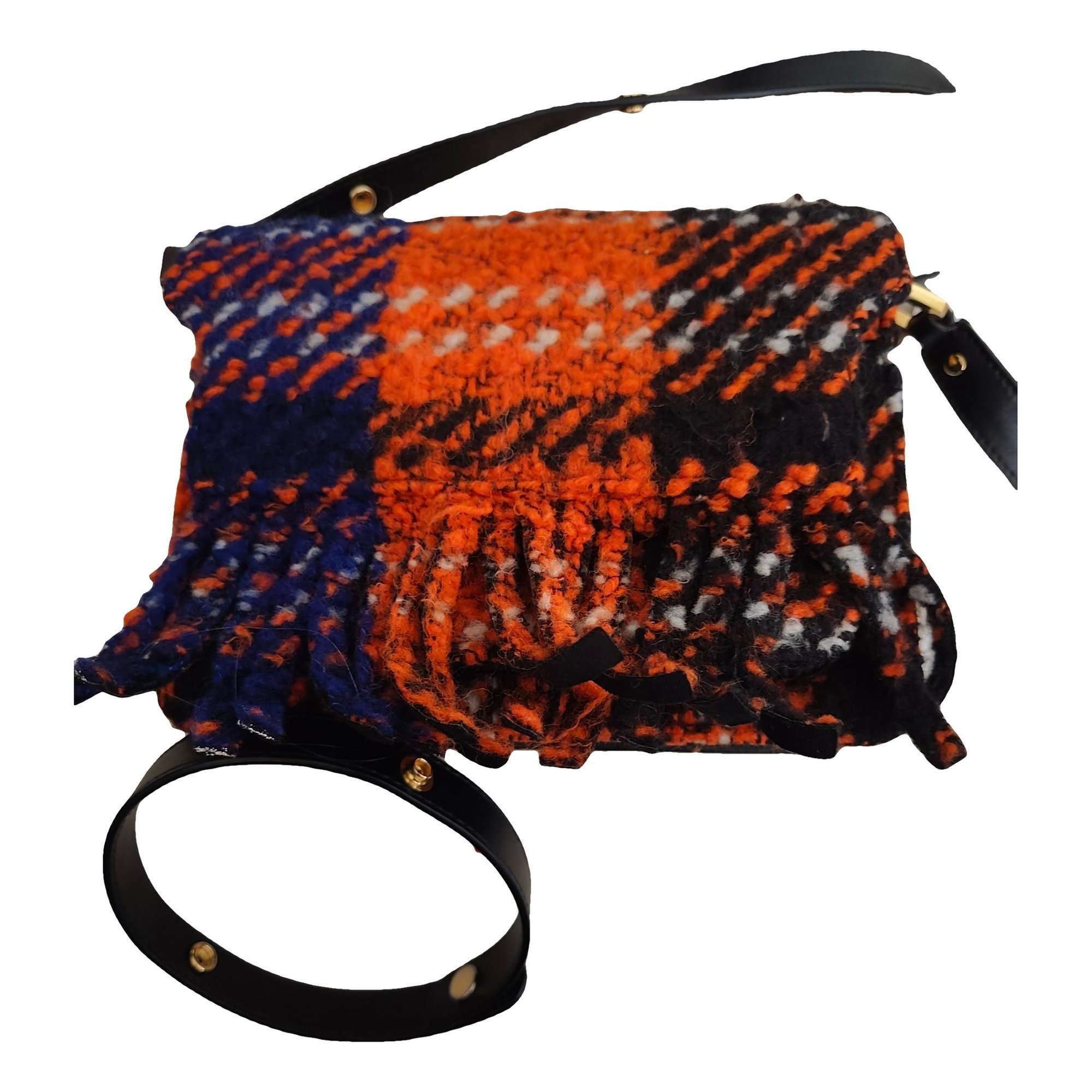 Marni Trunk leather crossbody bag