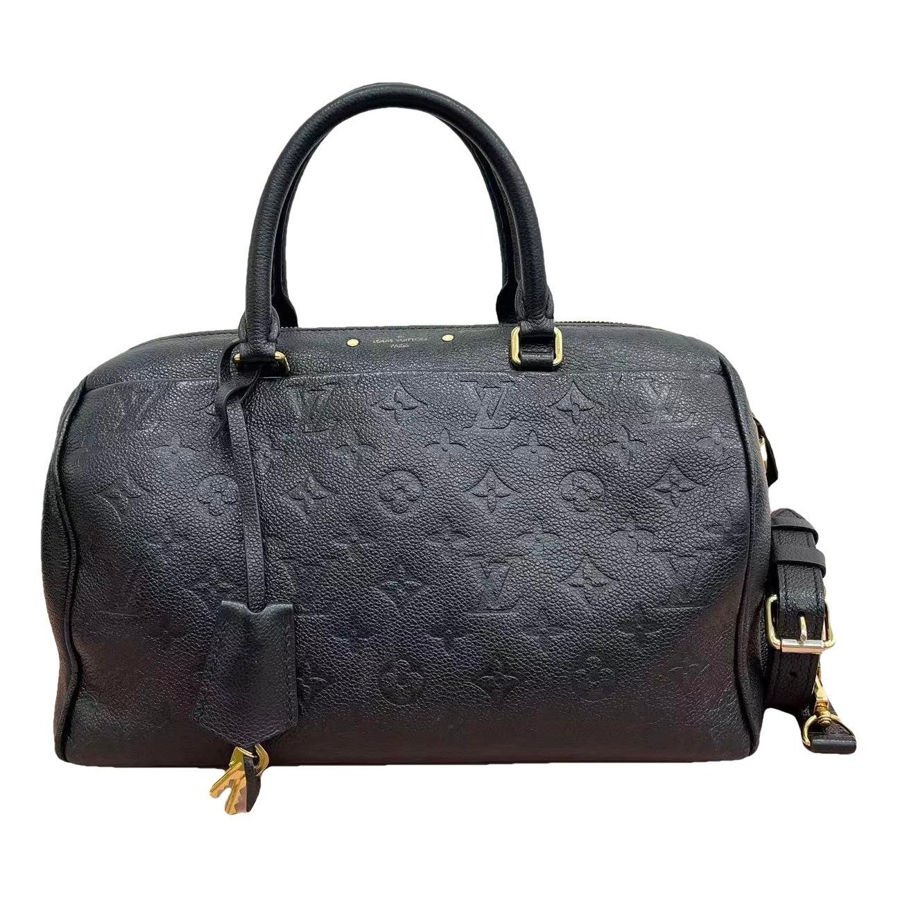 Speedy leather handbag