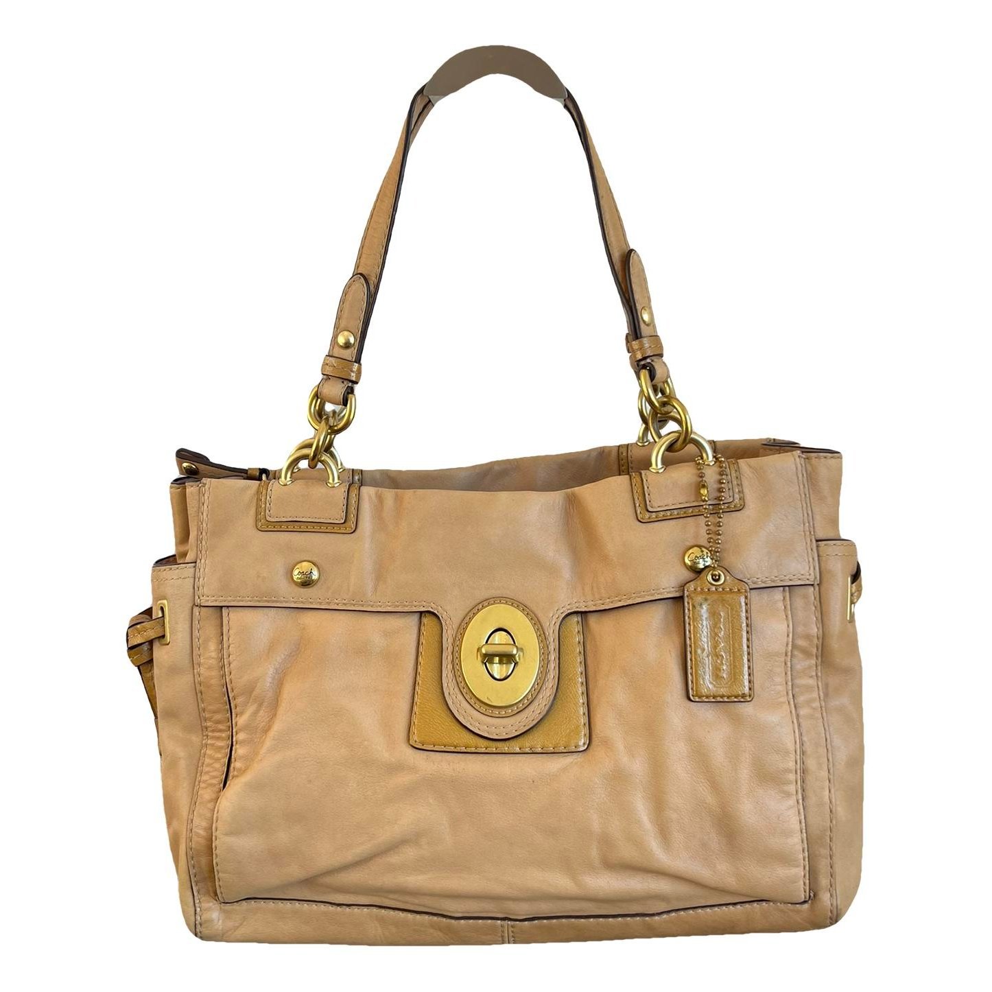 Leather handbag