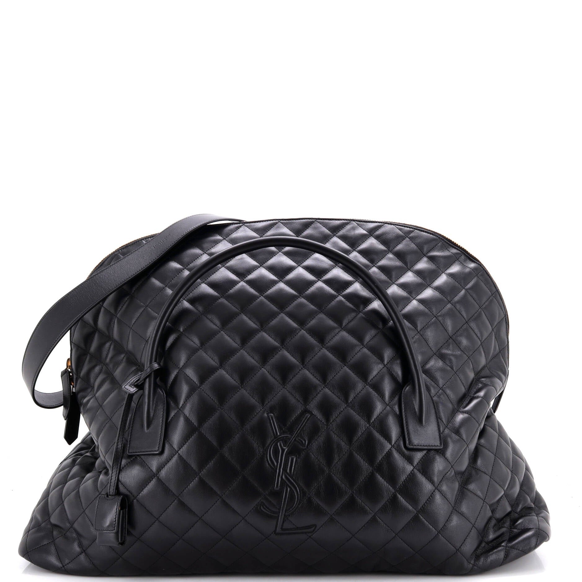 ES Giant Travel Bag Quilted Leather