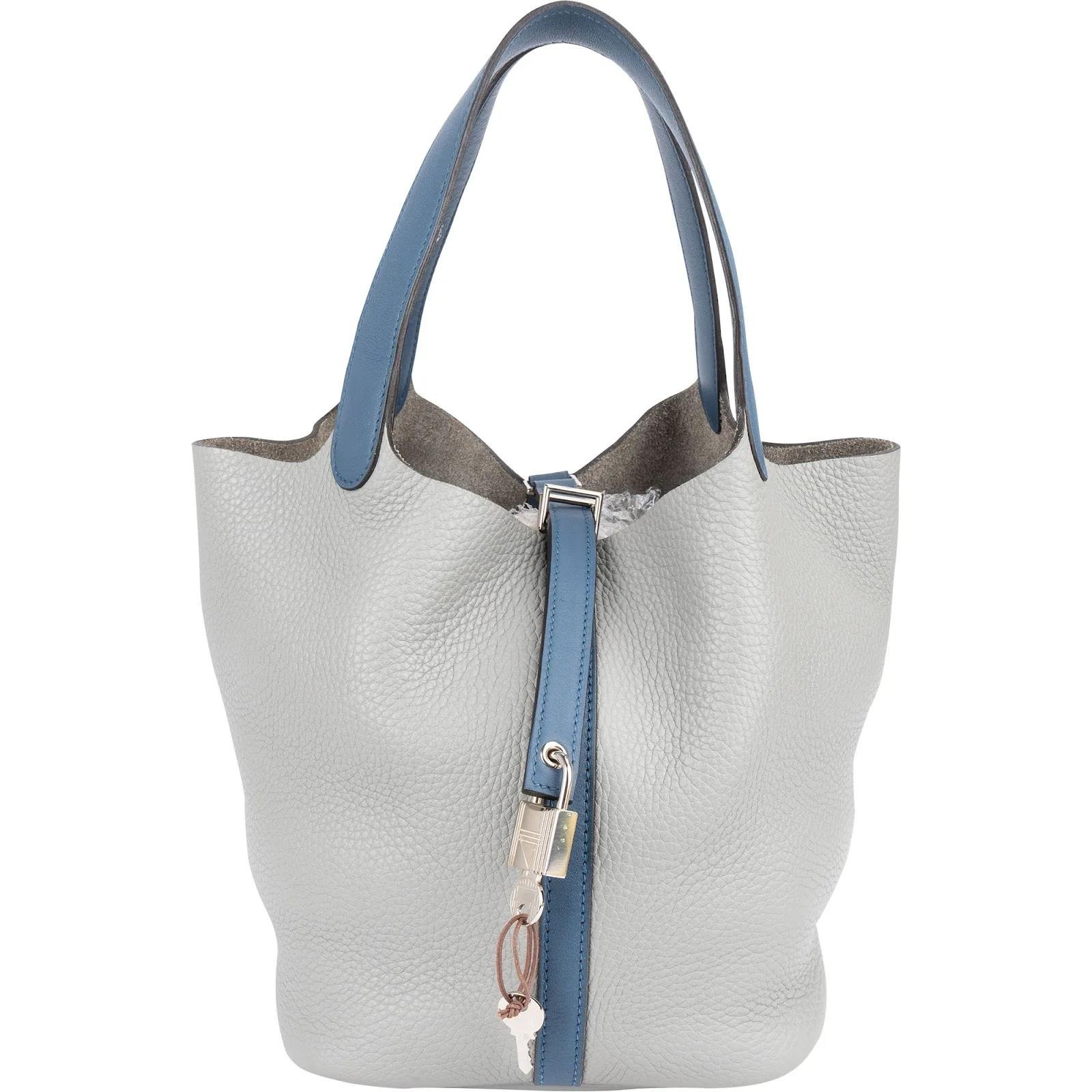 Picotin leather handbag