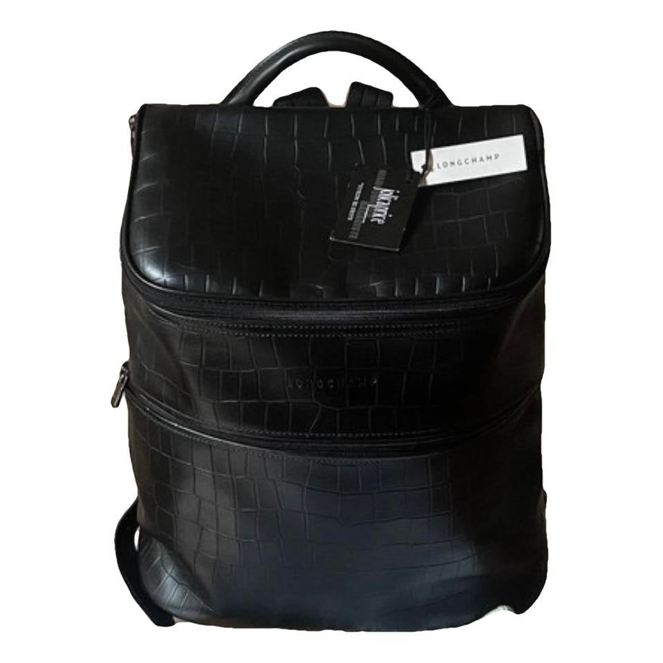Leather backpack