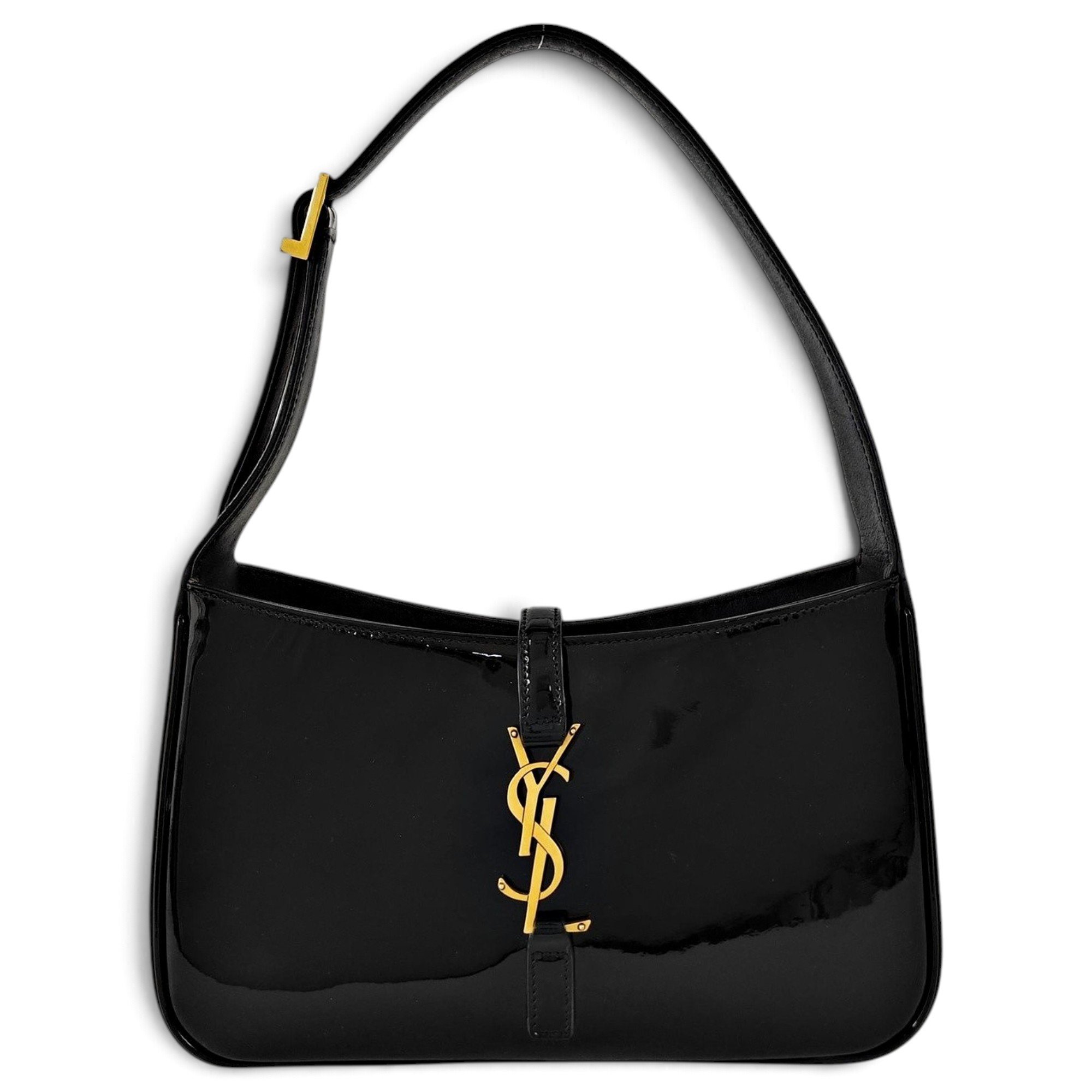 Le 5 à 7 patent leather handbag