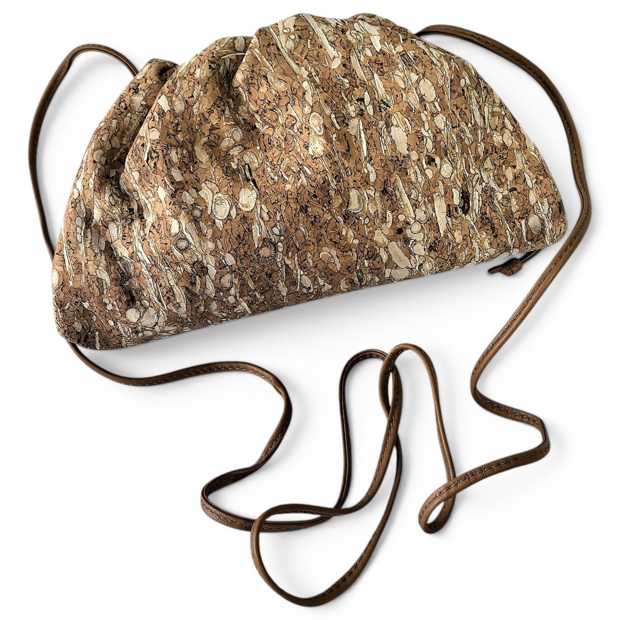 Pouch leather handbag