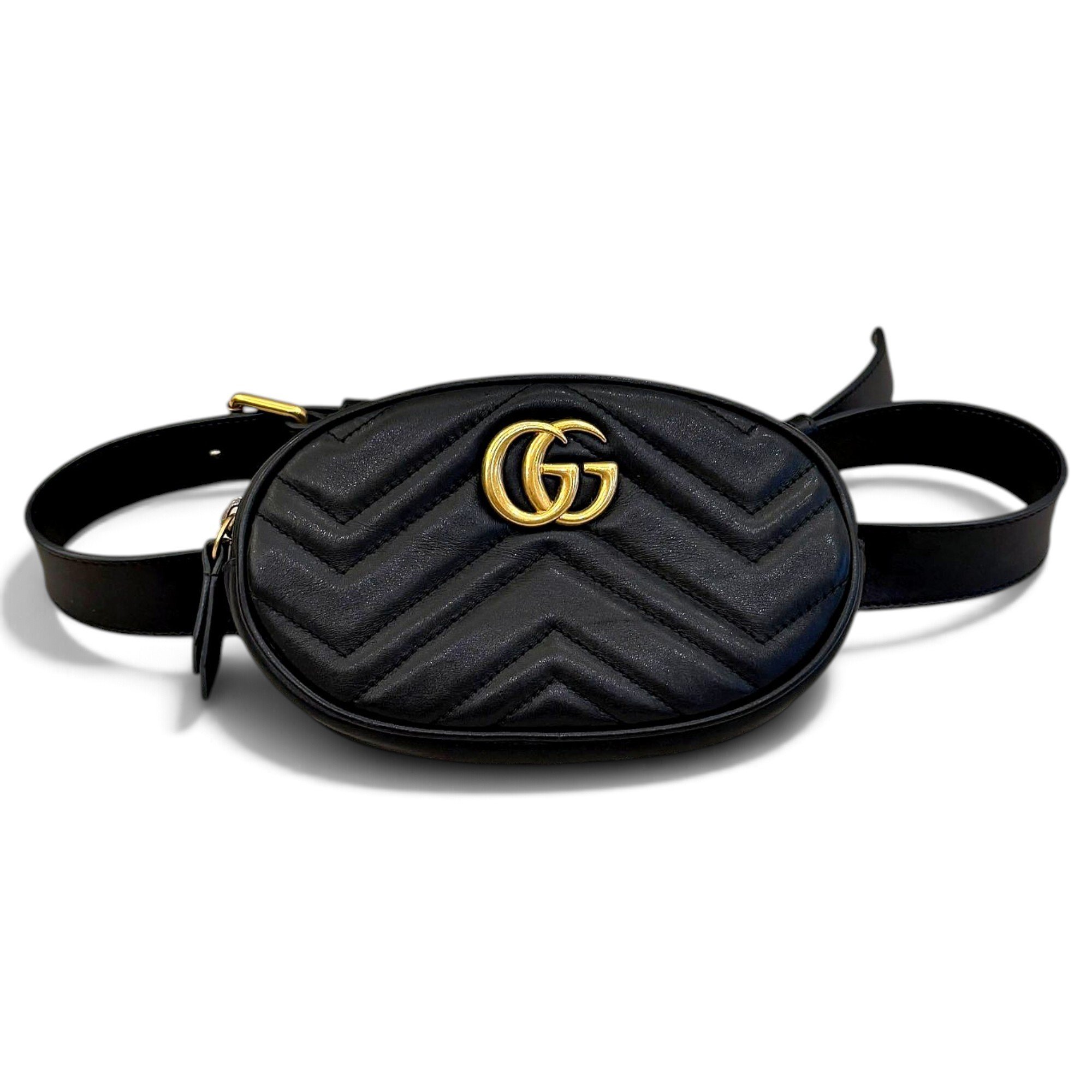 GG Marmont Oval leather handbag