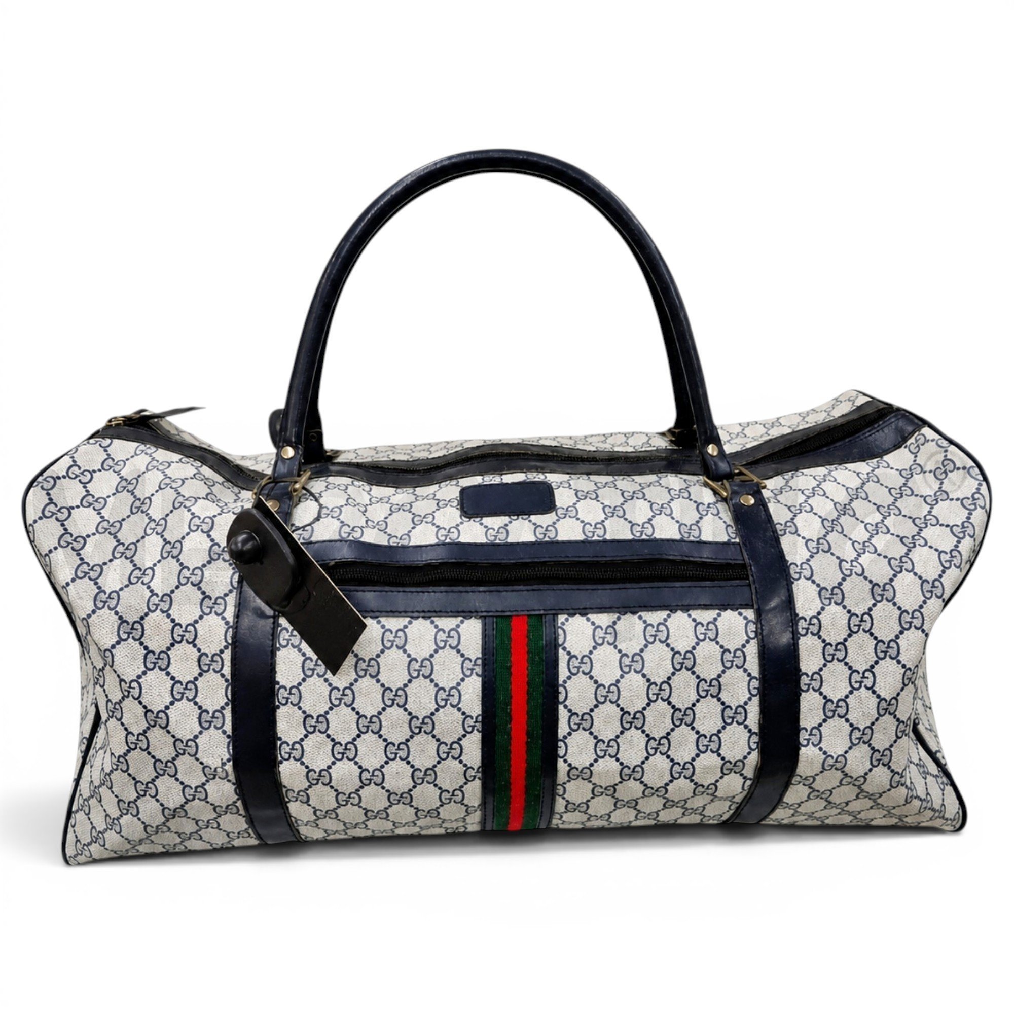 Leather bowling bag