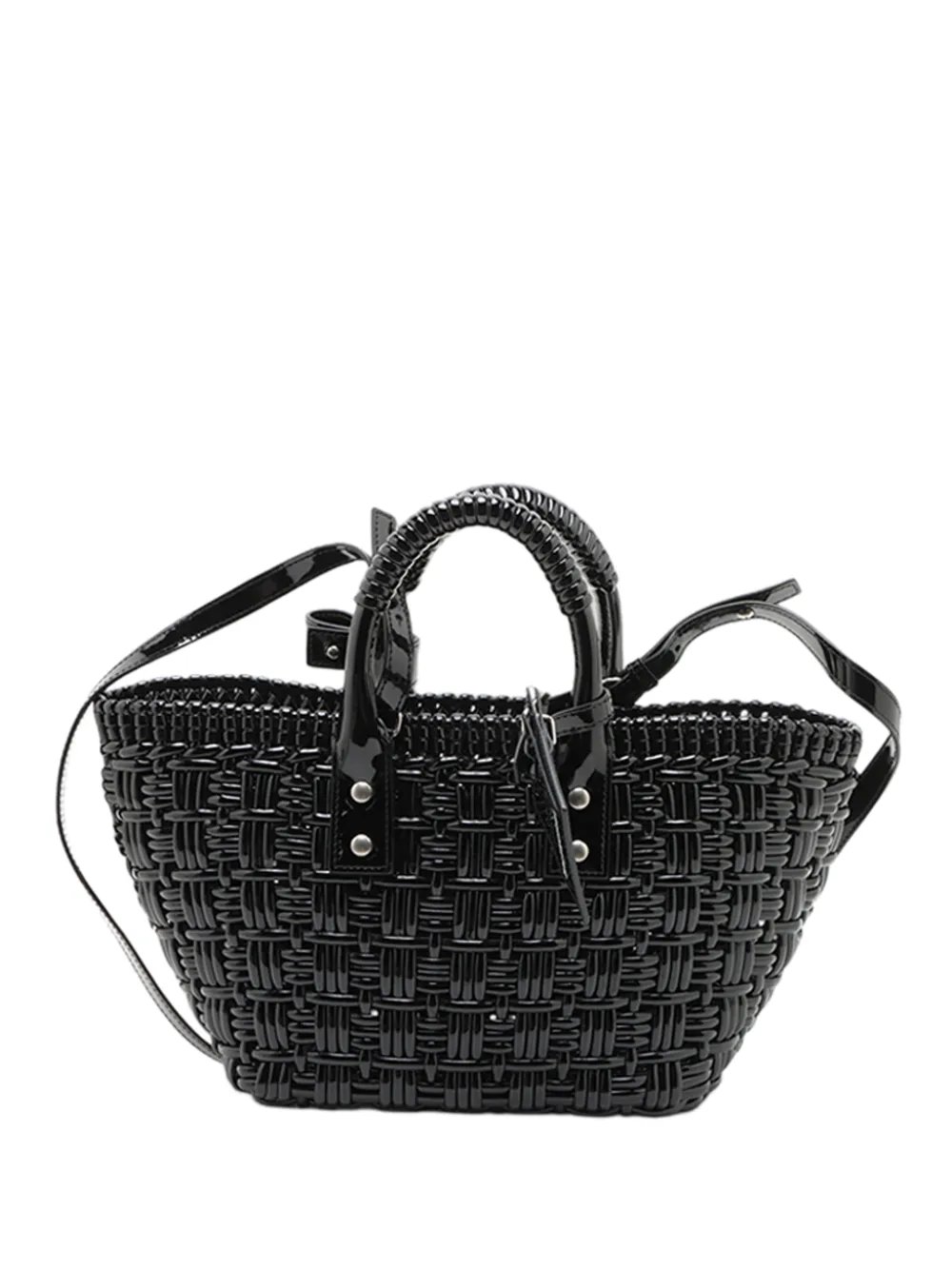 2021-2026 XS Faux Leather Bistro Basket Bag satchel