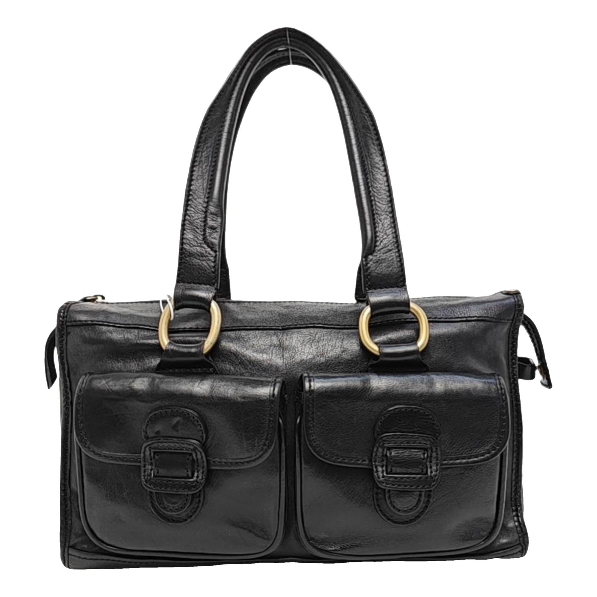 Leather tote
