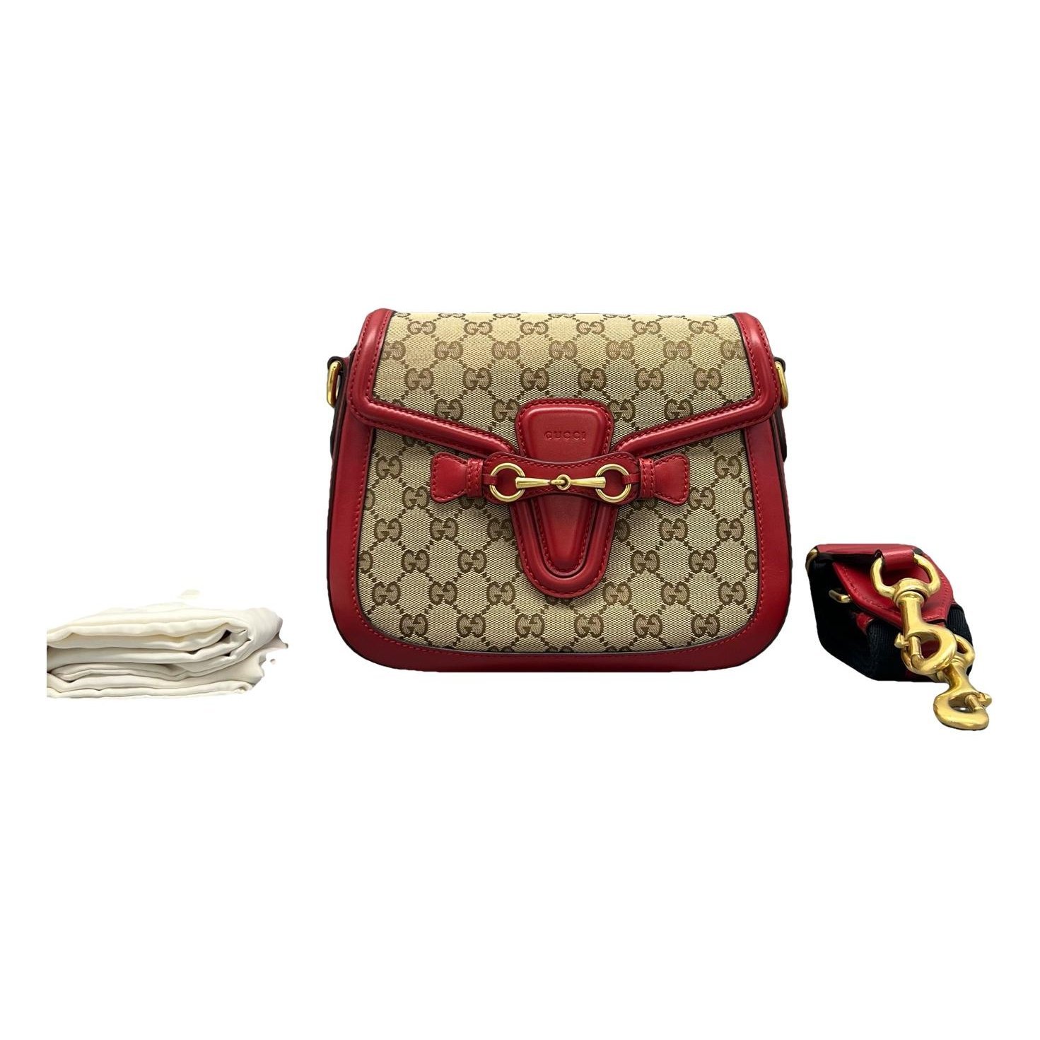 Lady Web leather handbag