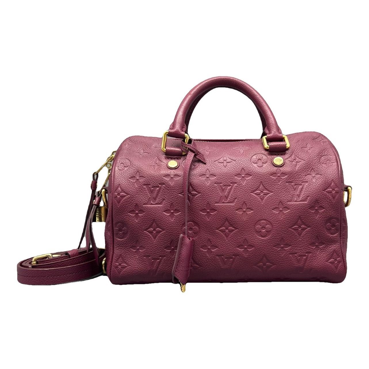 Speedy leather handbag
