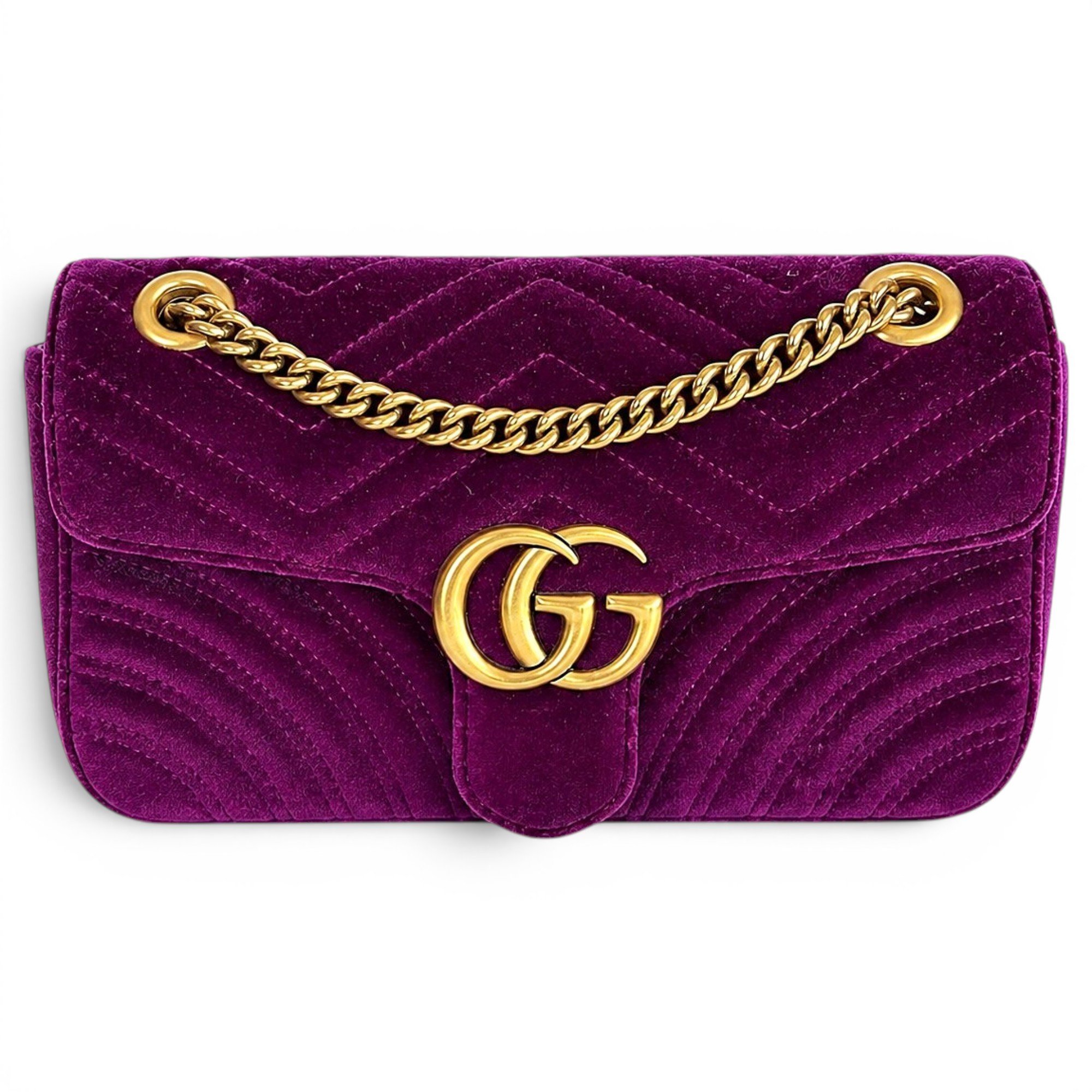 Marmont velvet crossbody bag
