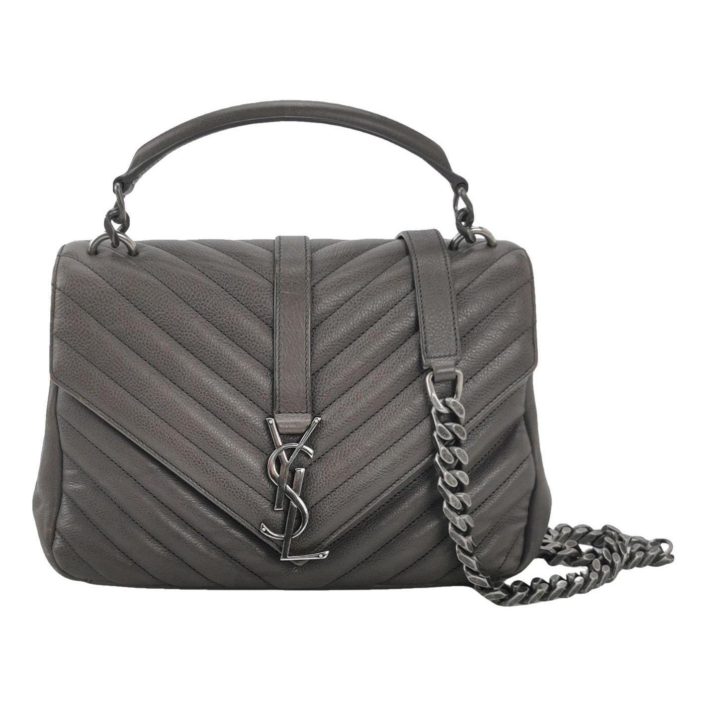 Collége monogramme leather handbag