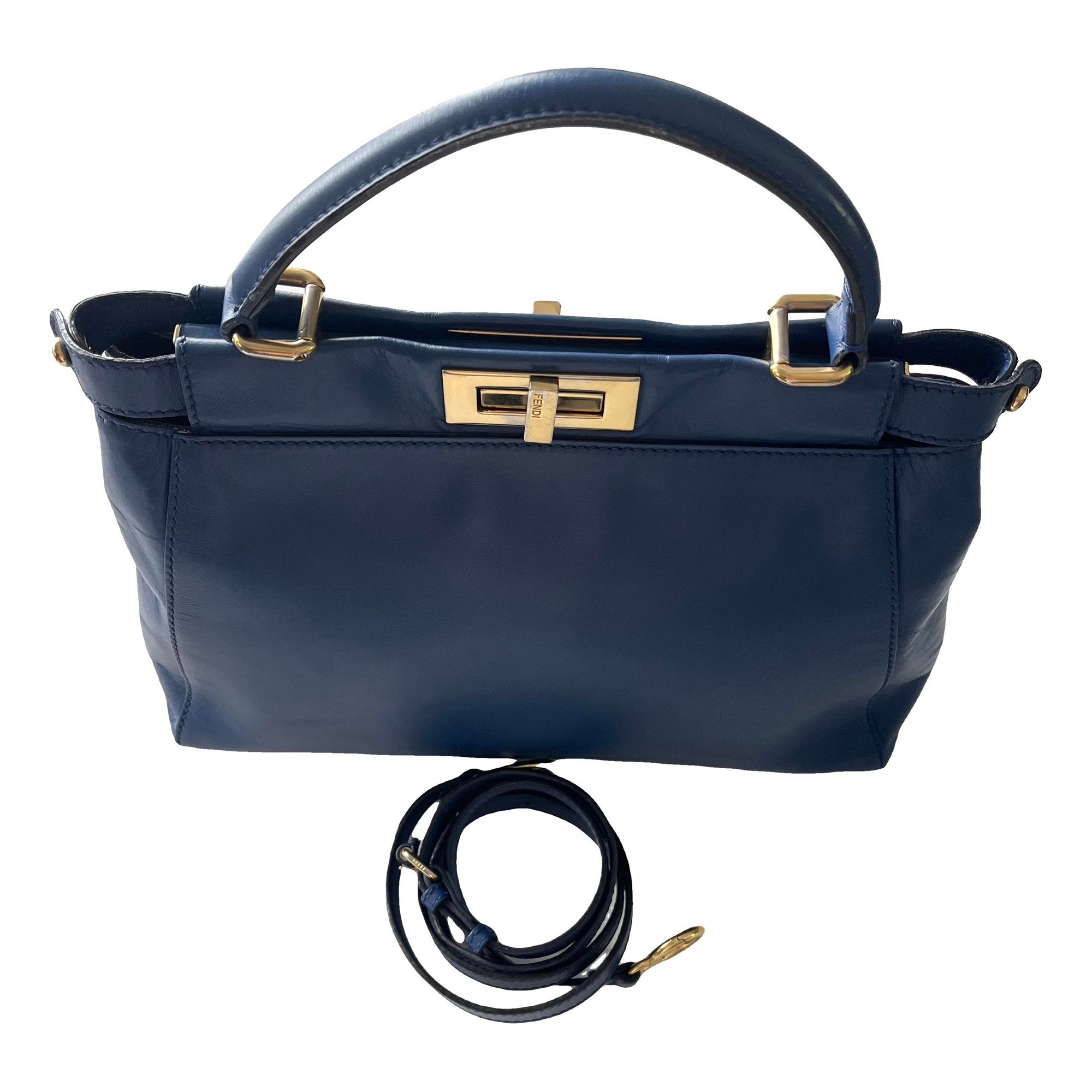 Peekaboo leather handbag