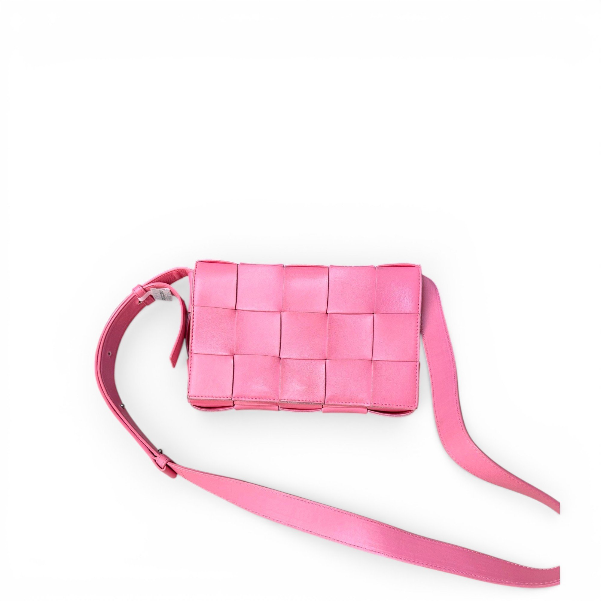 Cassette leather handbag