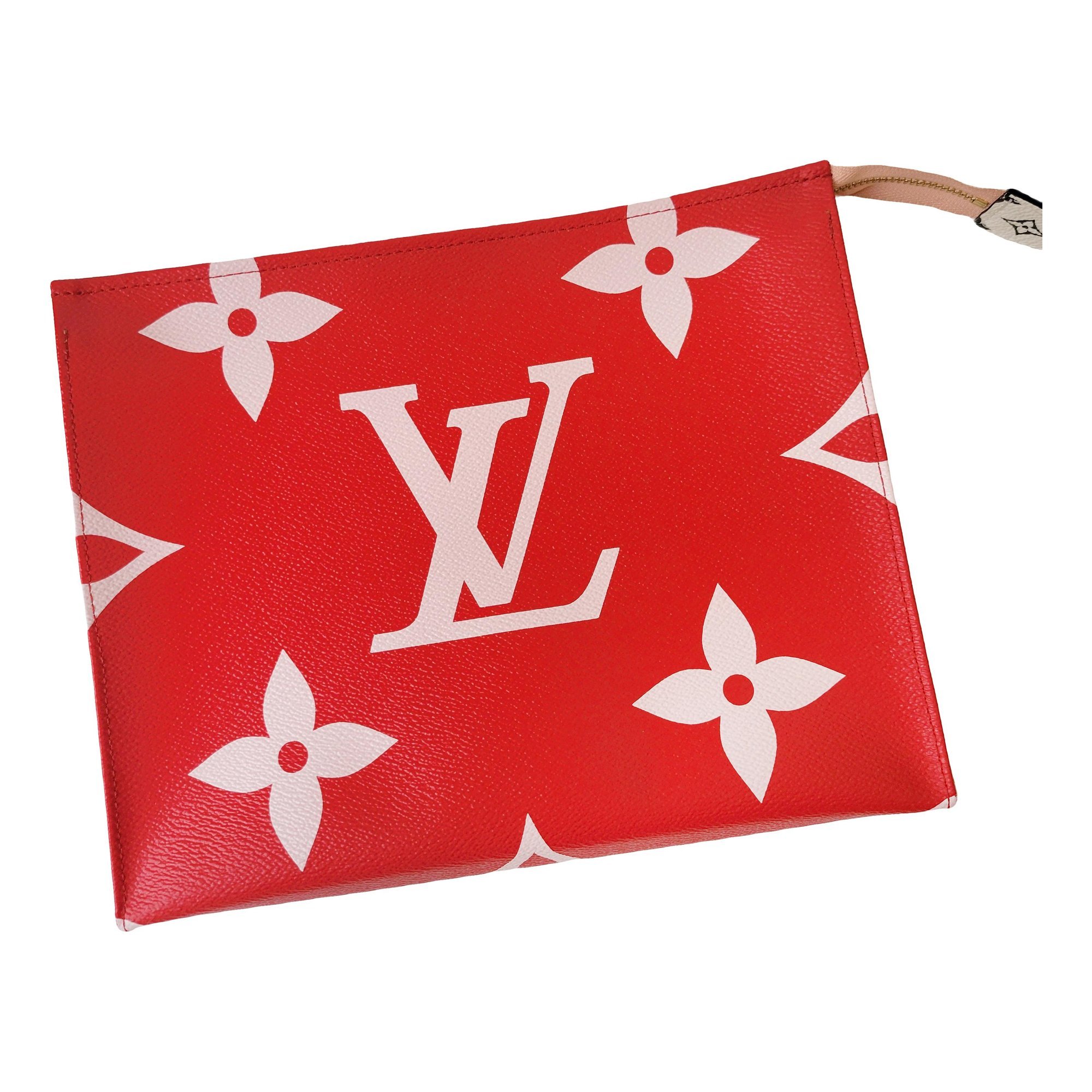 Leather clutch bag