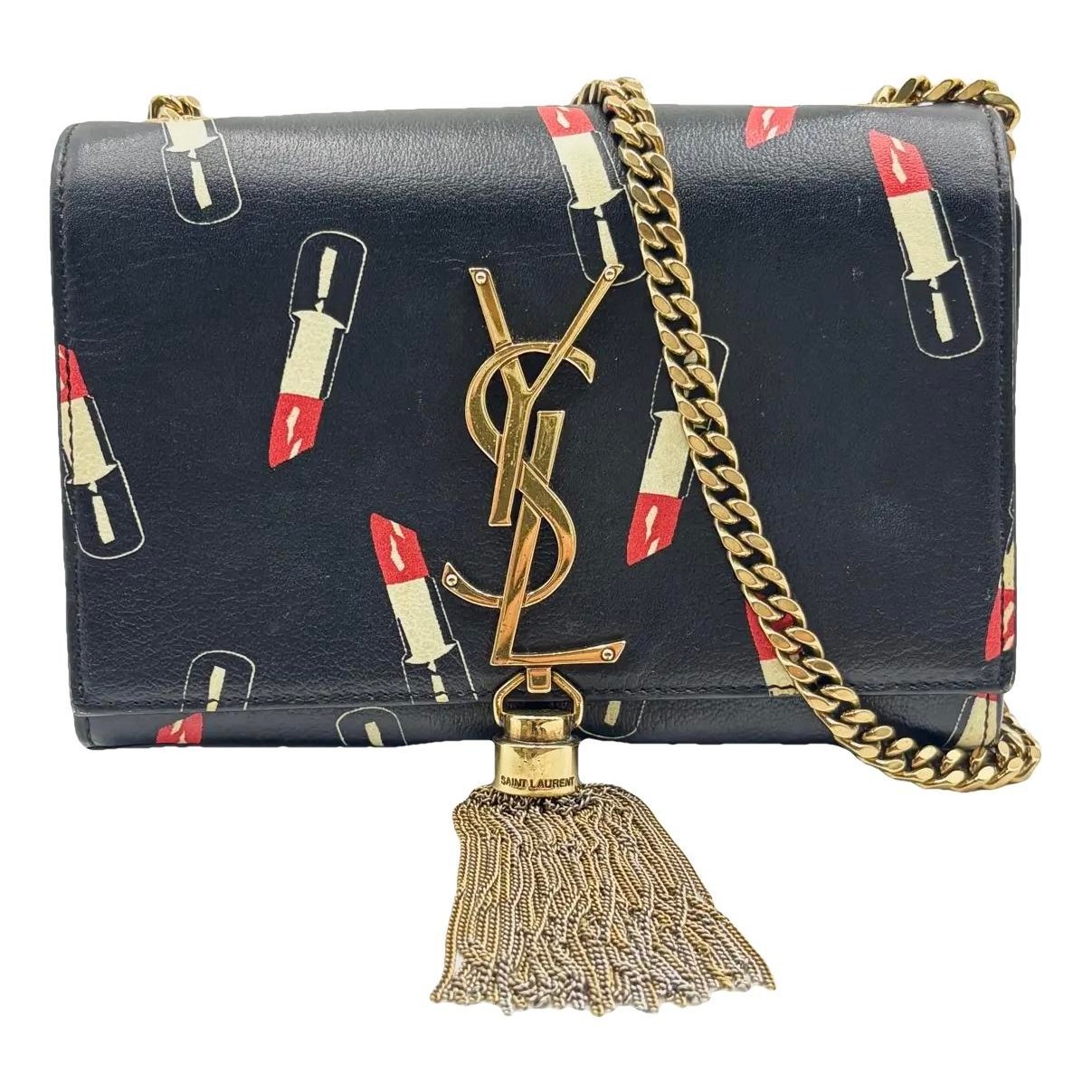 Pompom Kate leather handbag