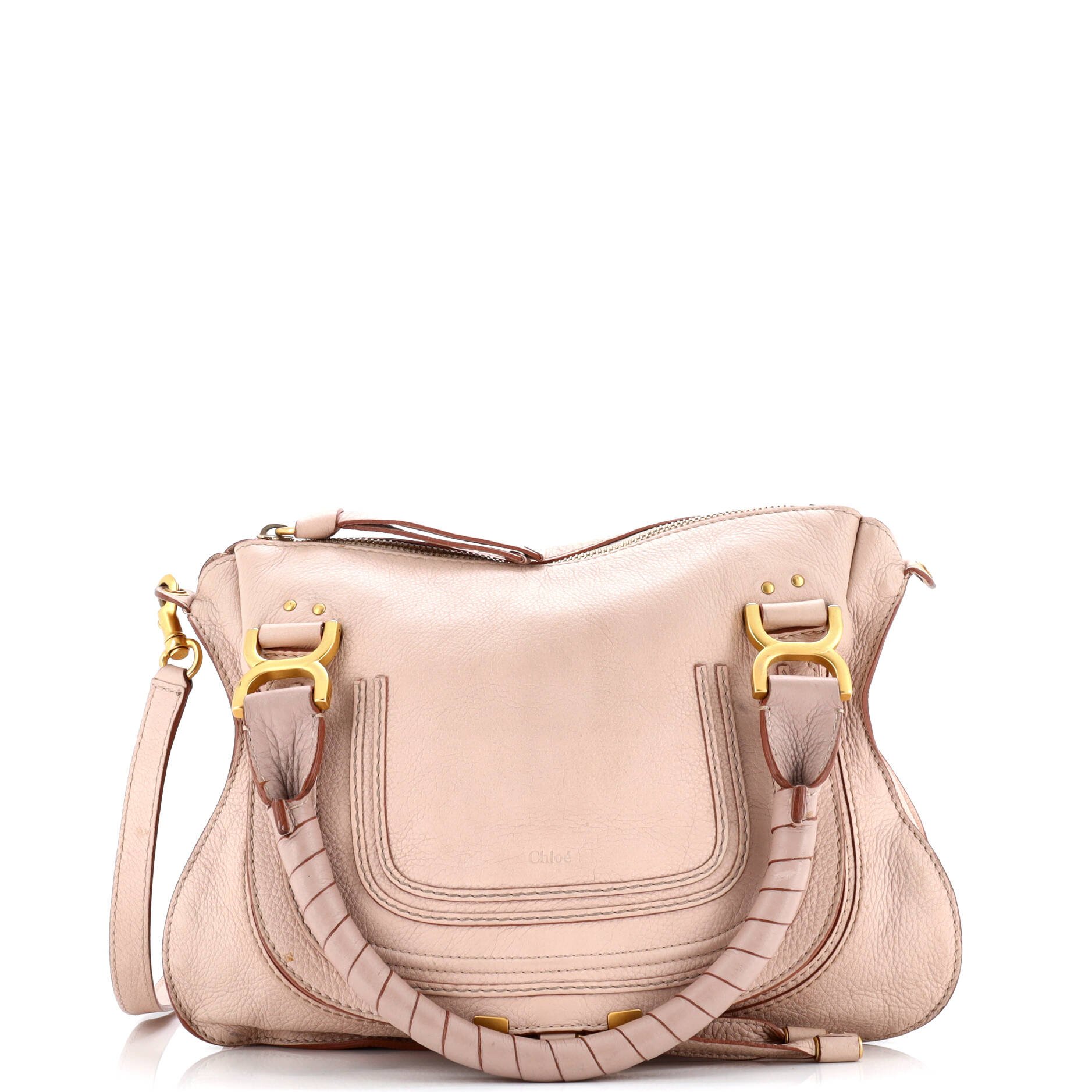 Chloe Marcie Satchel Leather Medium