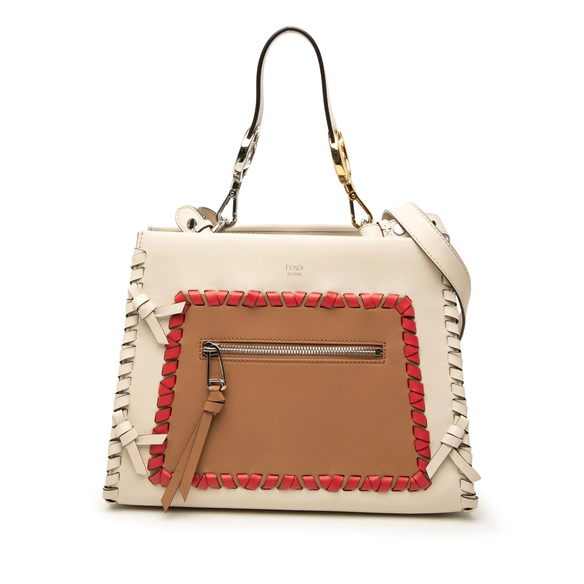 Pocket leather satchel