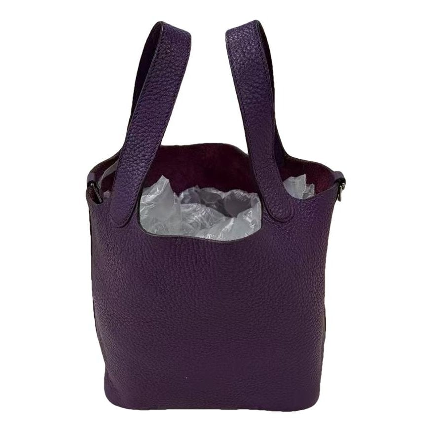 Picotin leather handbag
