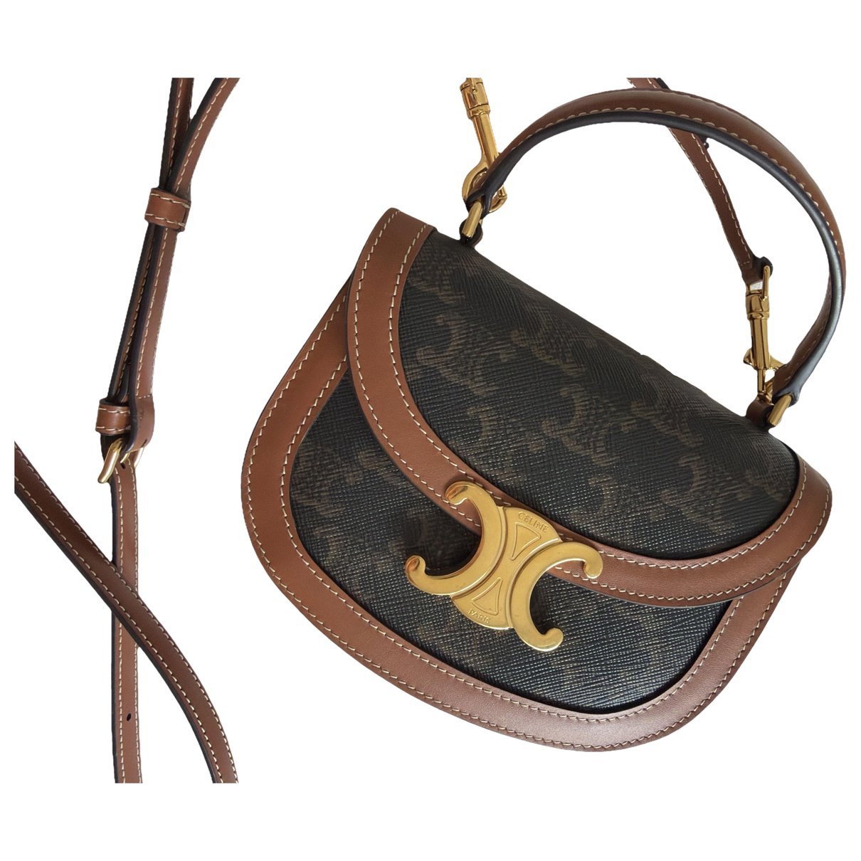 Clea pony-style calfskin bag