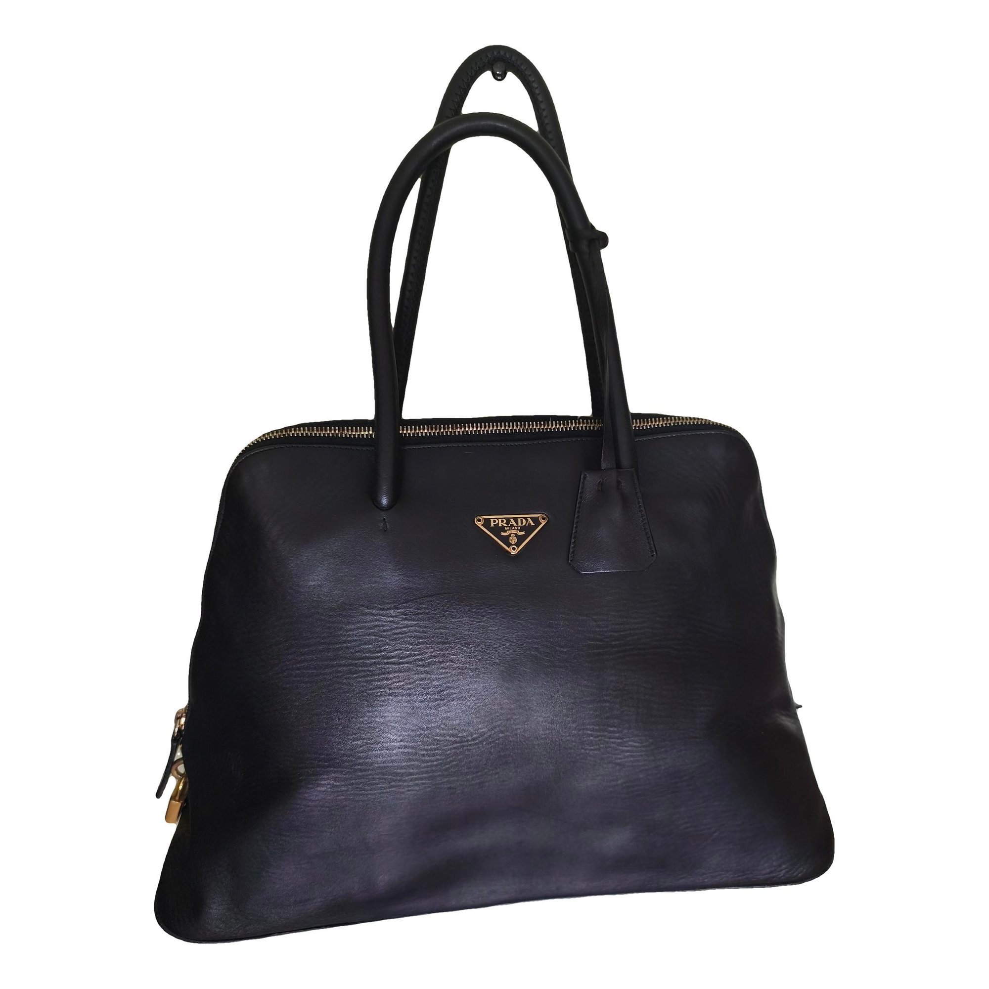Promenade leather handbag