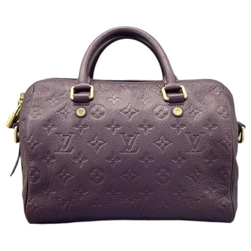 Speedy leather handbag