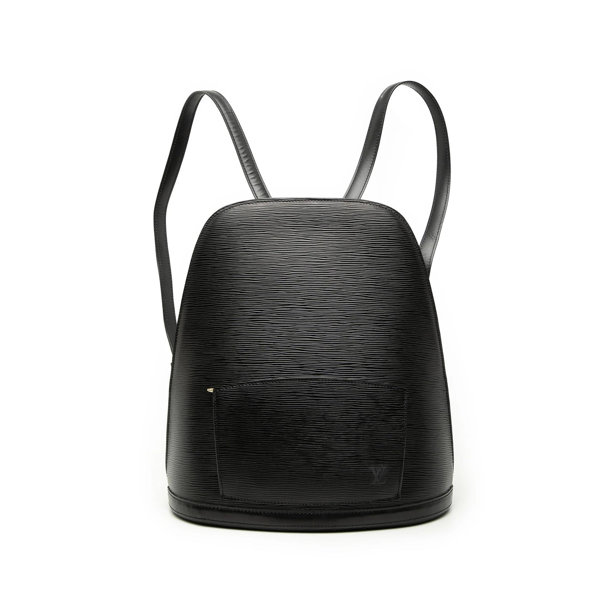 Leather backpack