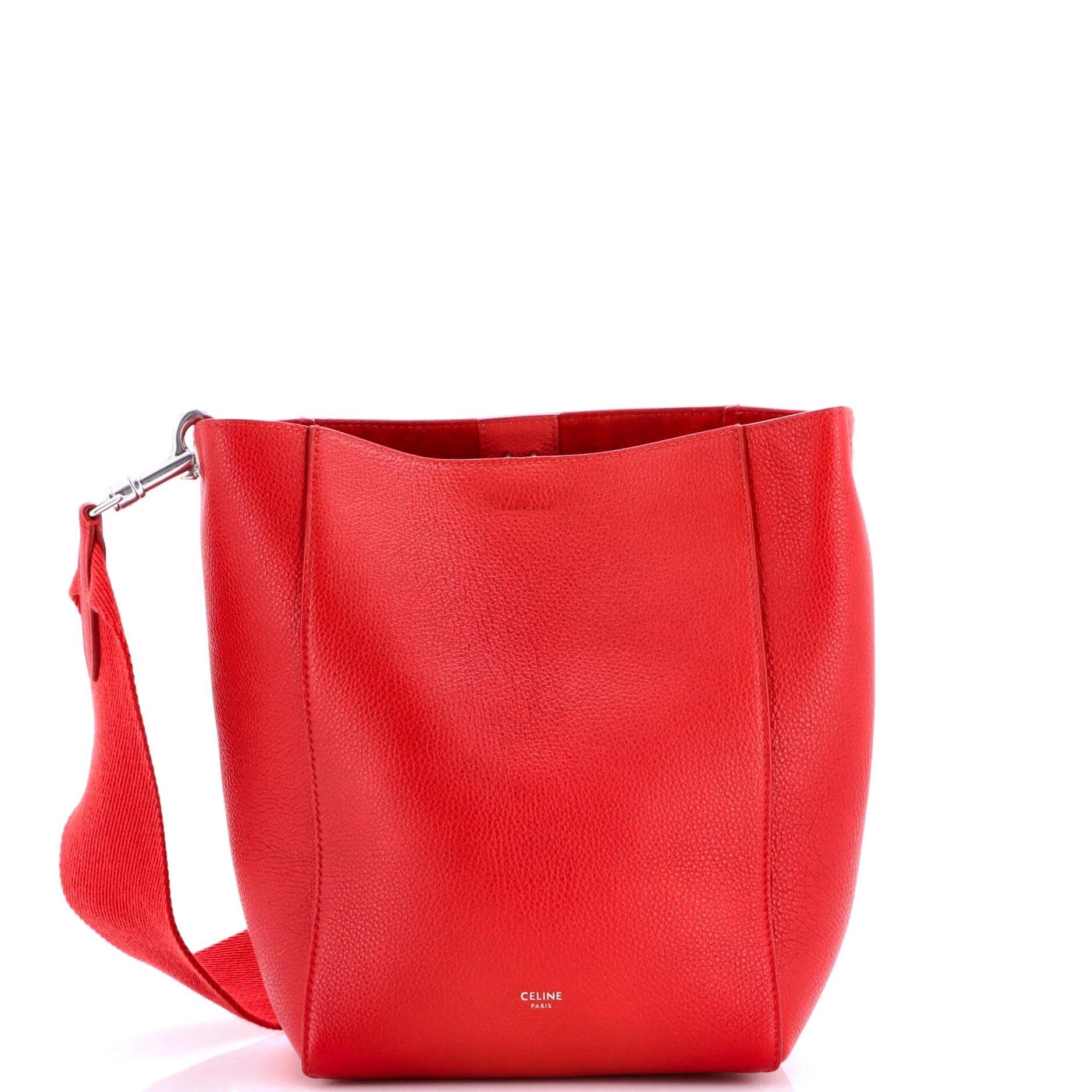 Seau Sangle leather handbag