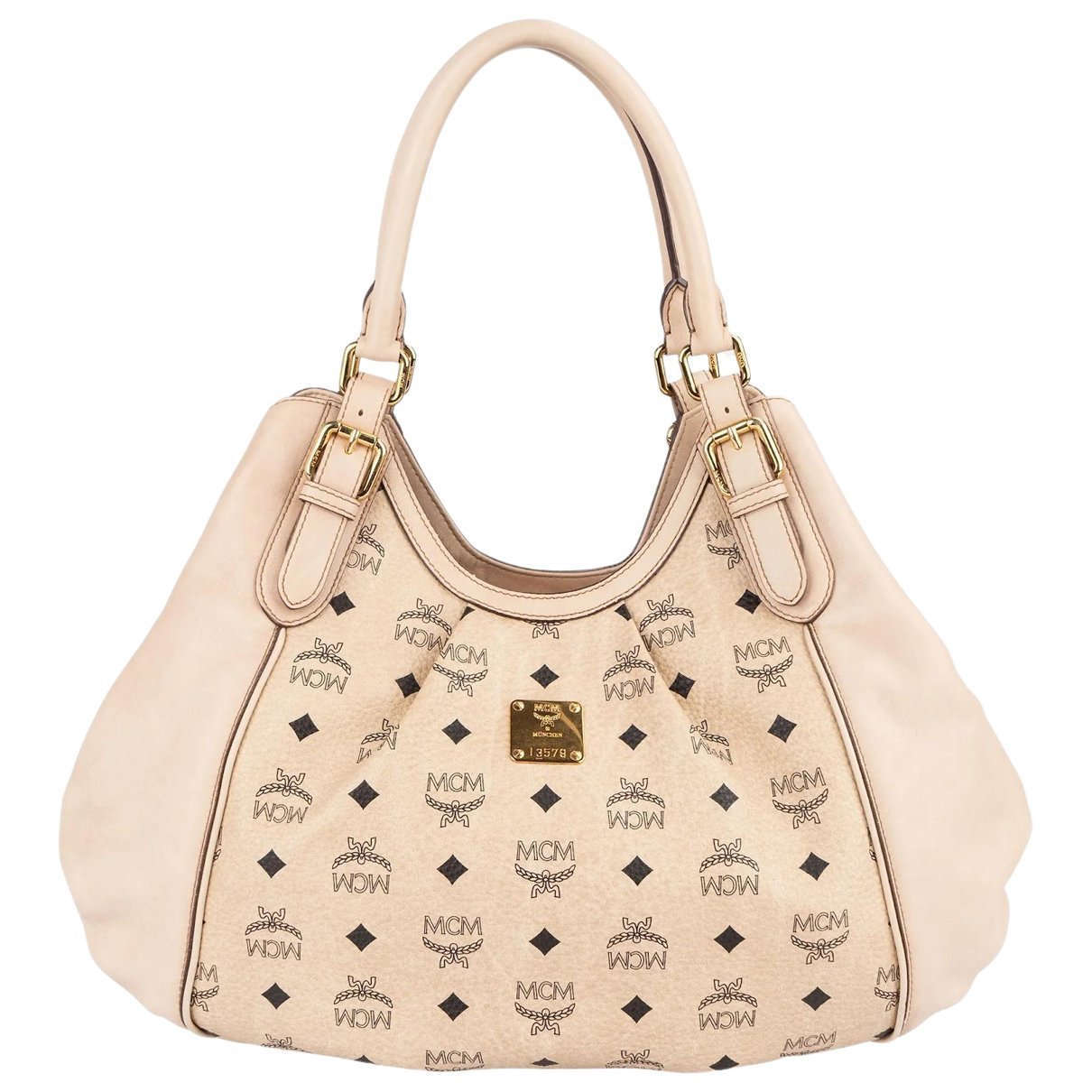 Boston leather handbag